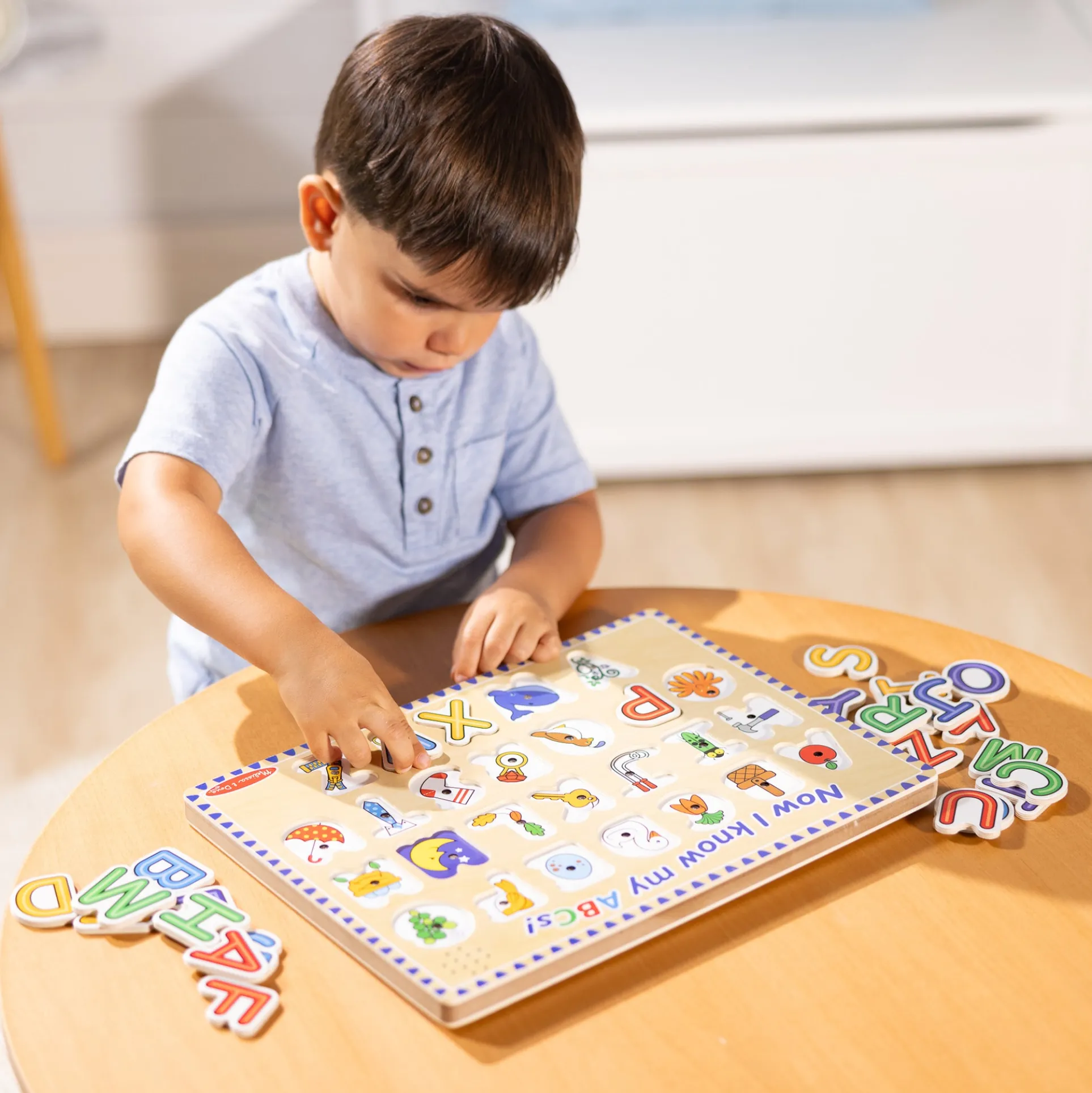 Melissa & Doug Alphabet Sound Puzzle - Vibrant 26-Piece Learning Toy