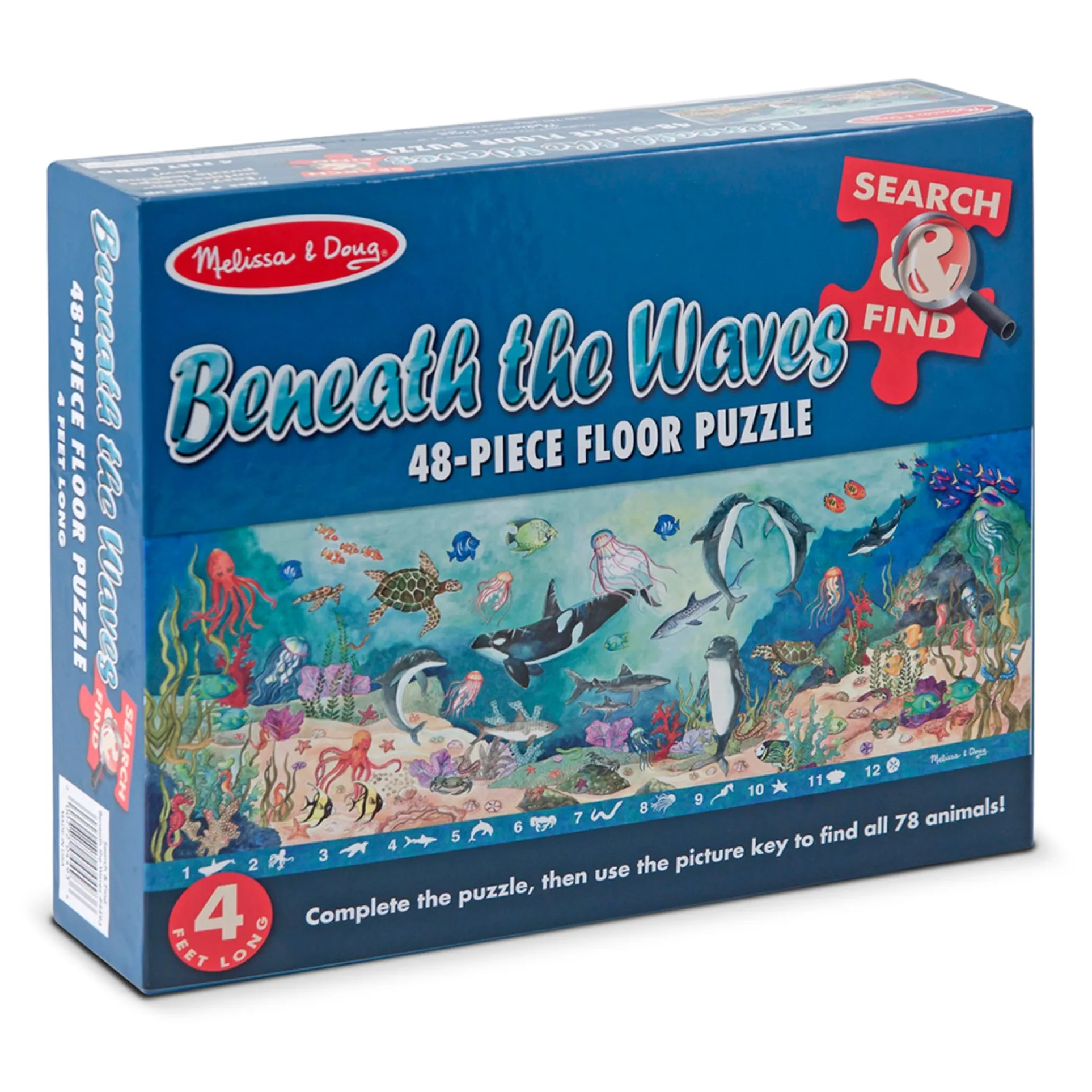 Melissa & Doug Beneath the Waves 48-Piece Floor Puzzle
