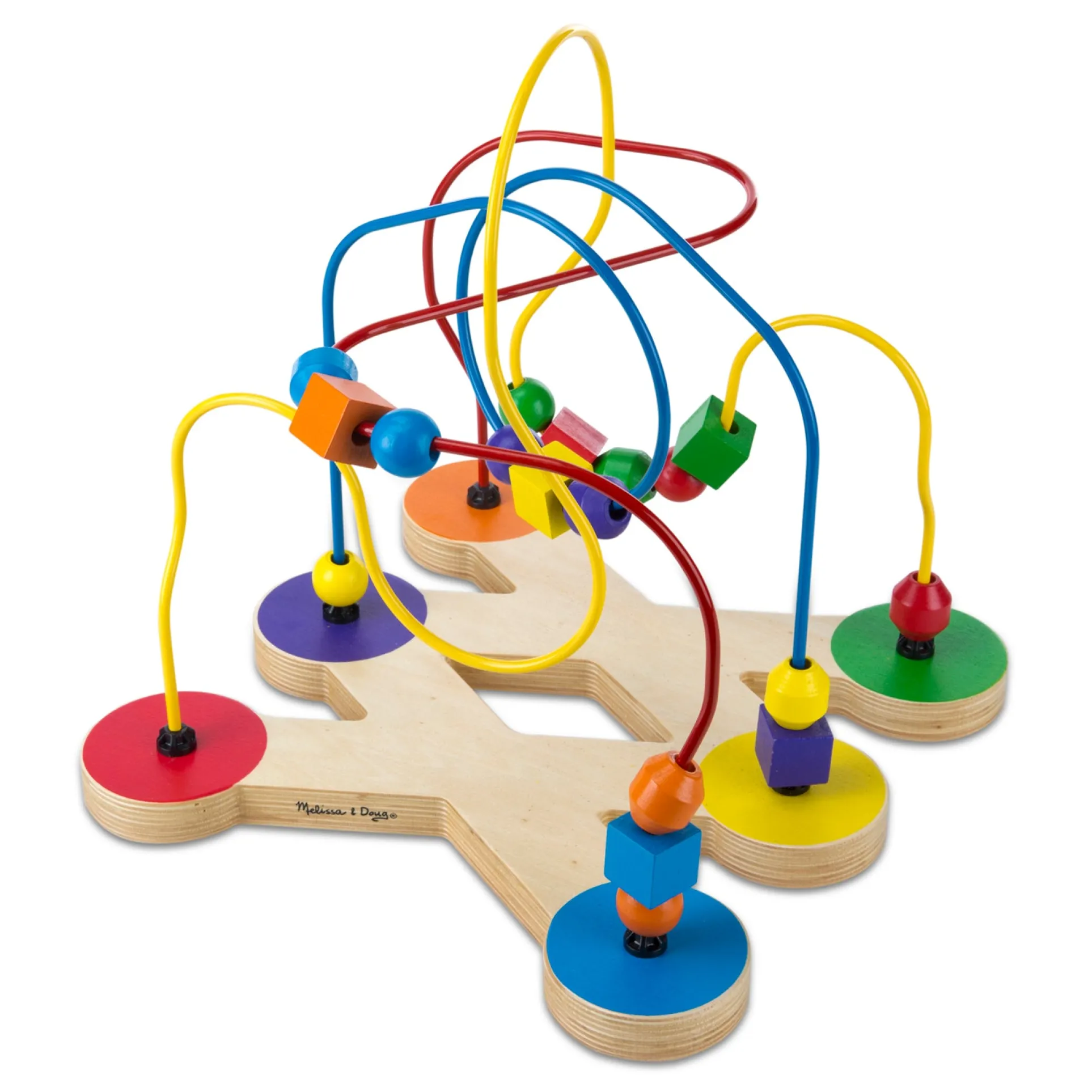 Melissa & Doug Classic Wooden Bead Maze - Educational Toy for Toddlers