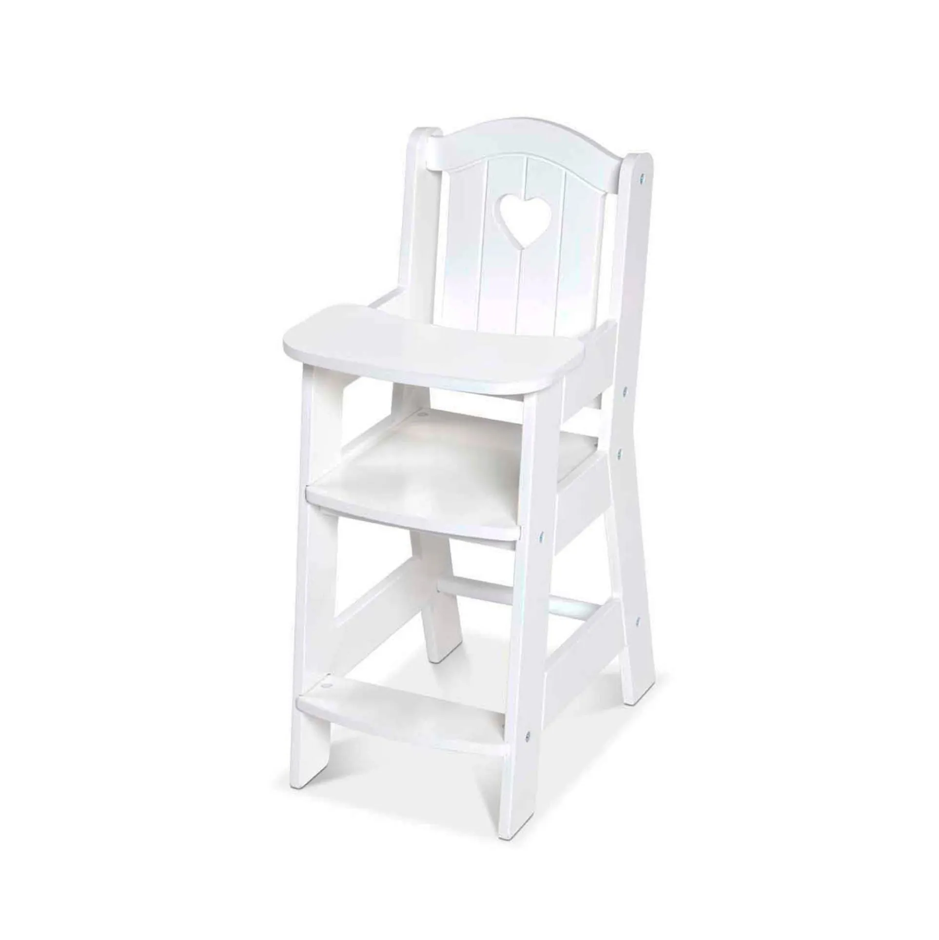 Melissa & Doug Mine to Love White High Chair for Dolls