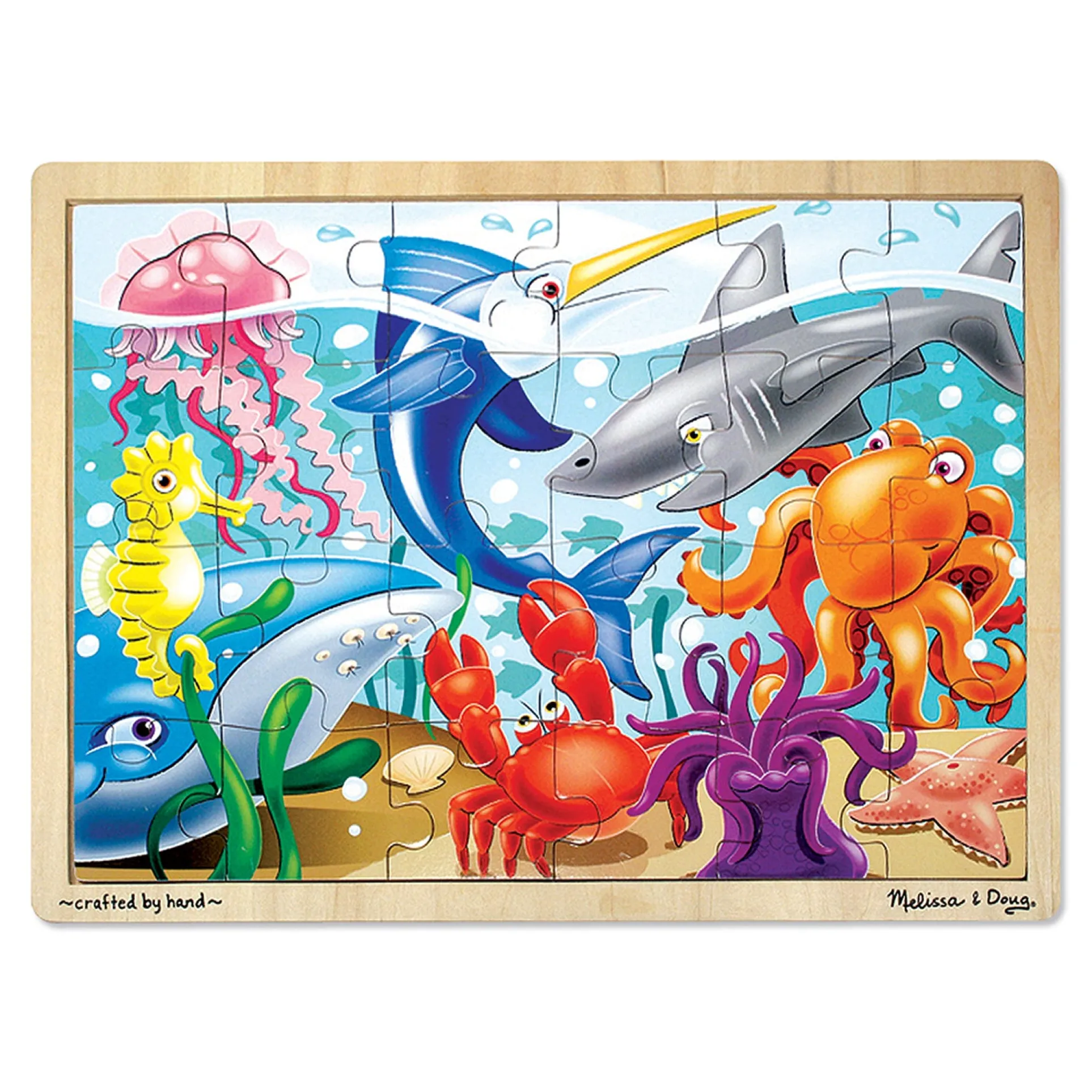 Melissa & Doug Ocean Expedition Wooden Jigsaw Puzzle - 24pc
