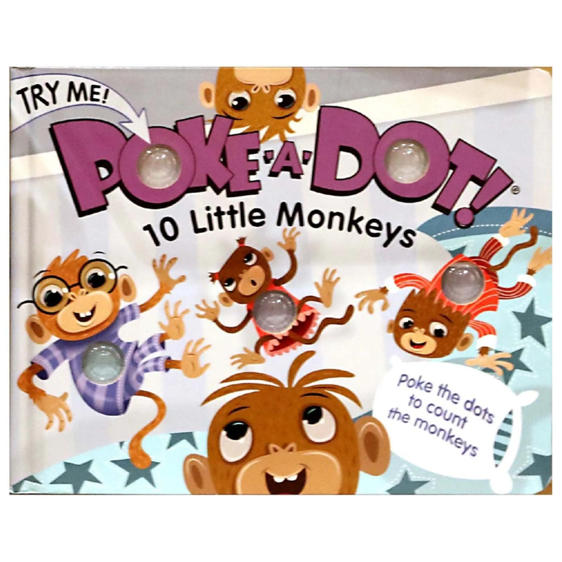 Melissa & Doug Poke-A-Dot! 10 Little Monkeys Interactive Book