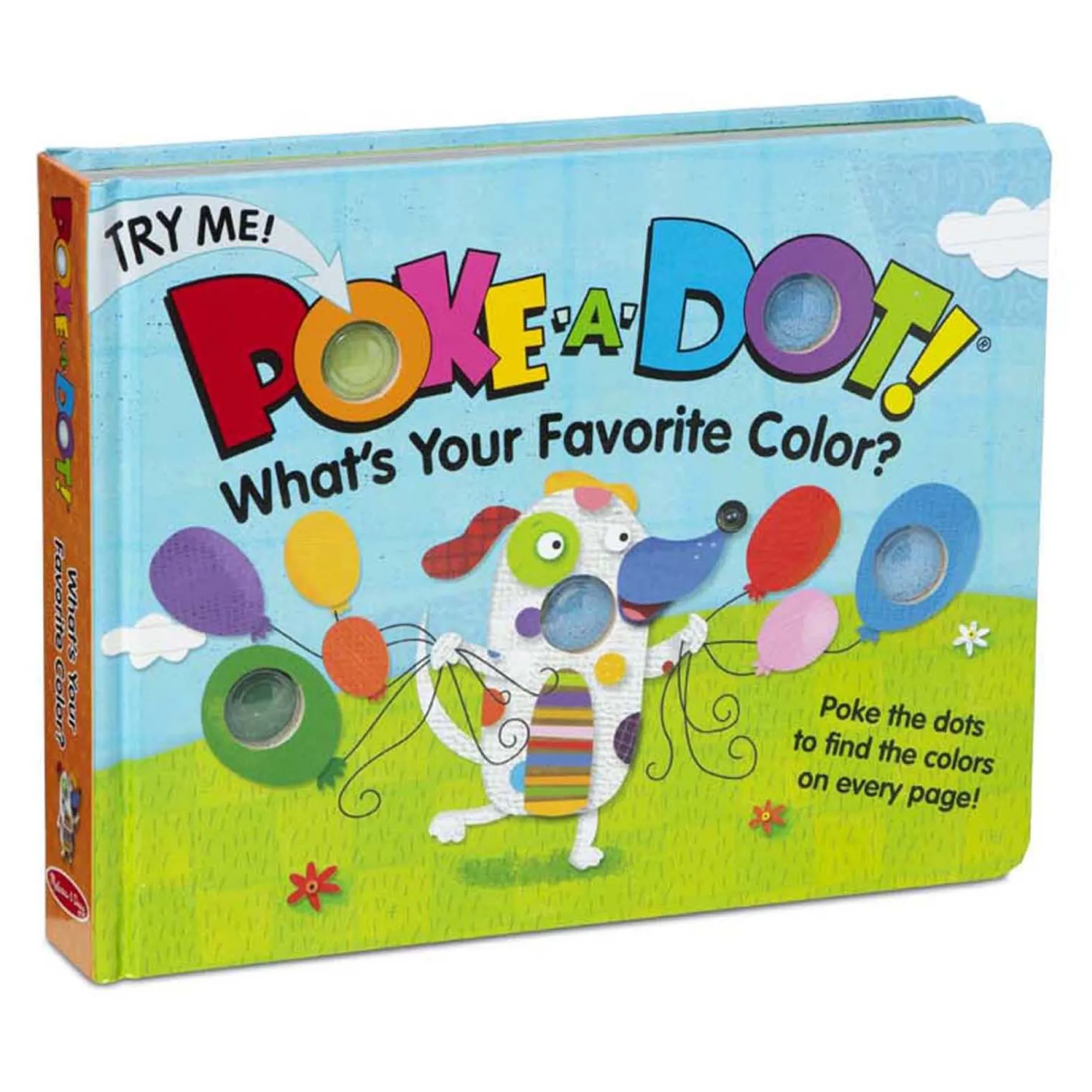 Melissa & Doug Poke-A-Dot! - What's Your Favorite Color? - Interactive Board Book