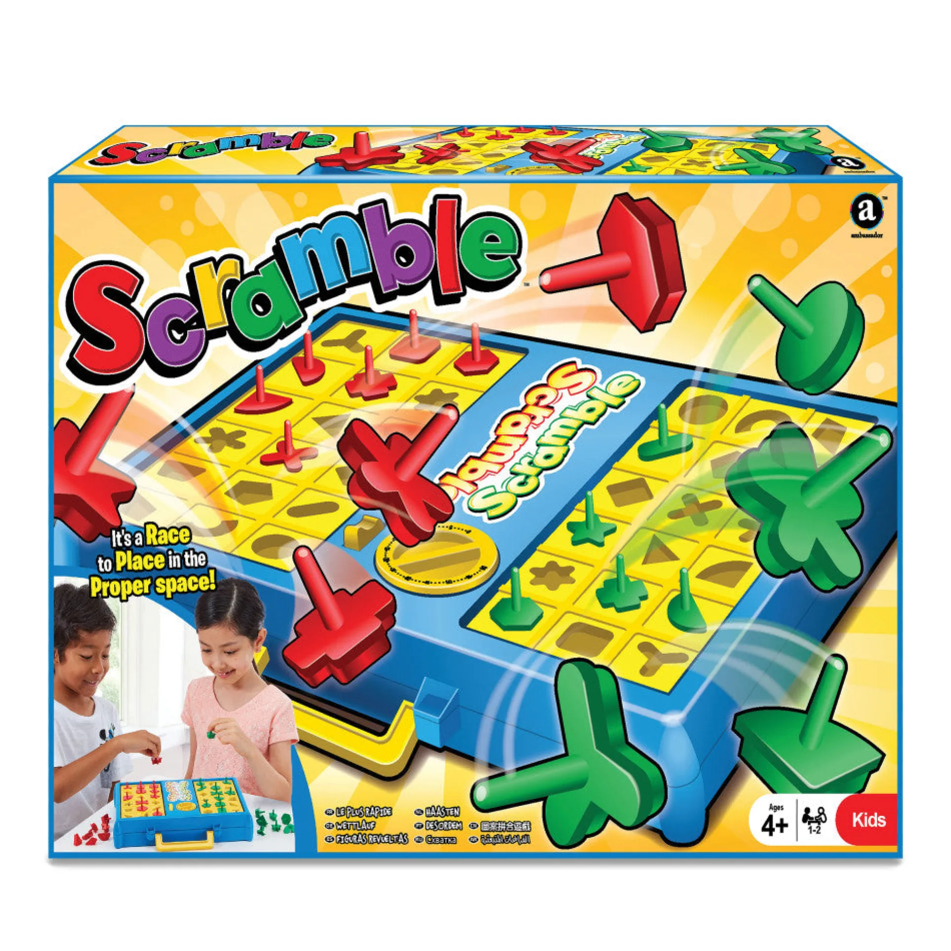 Merchant Ambassador Scramble Race to Place Game for Kids