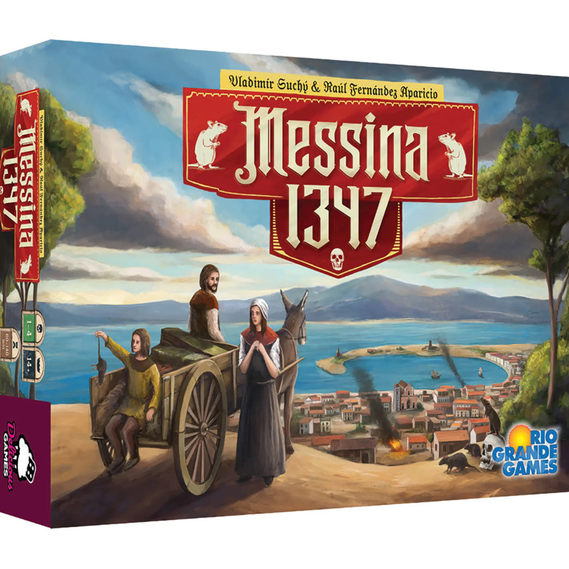 Messina 1347 Historical Strategy Board Game