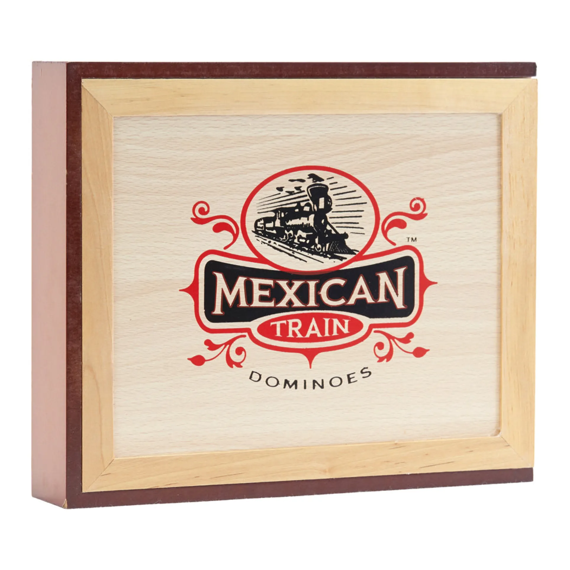 Mexican Train Dominoes Classic Family Game Set