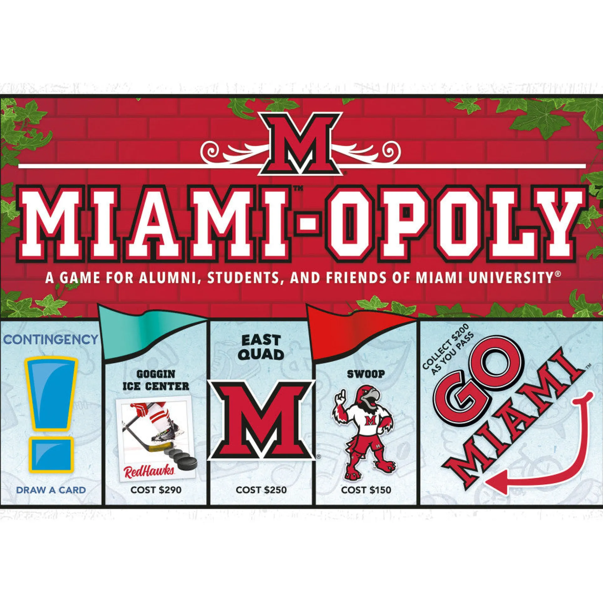 Miami-Opoly University Edition Board Game for Ages 8+