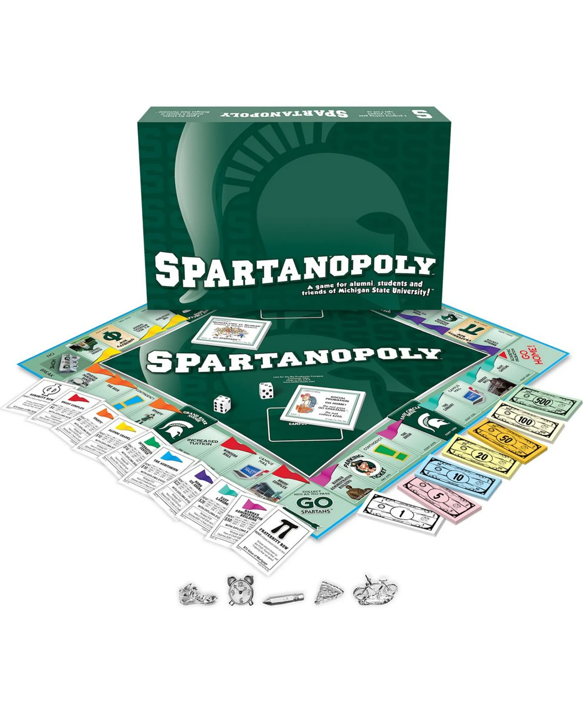Michigan State SPARTANOPOLY Board Game