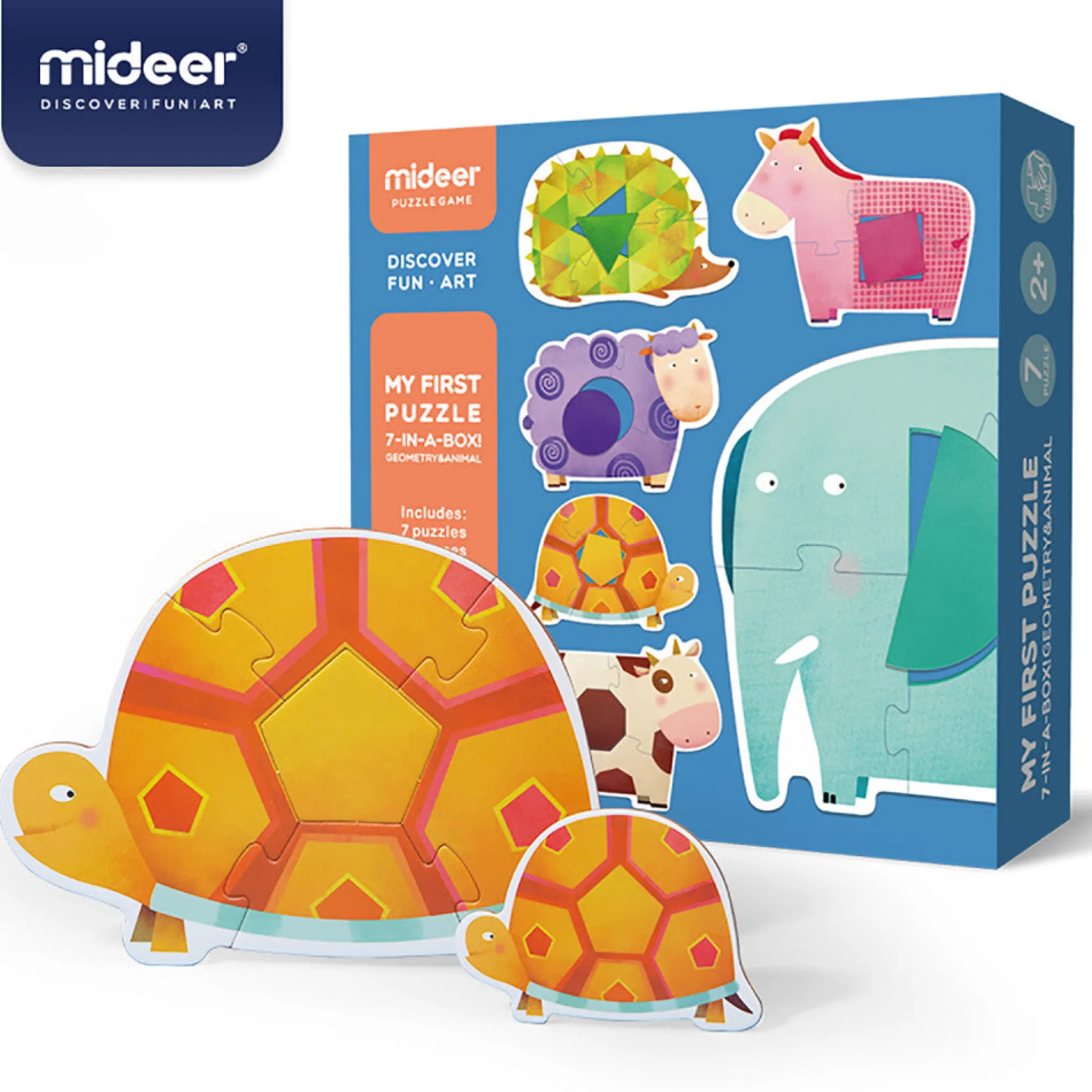 Mideer Animal-Themed 32-Piece Jigsaw Floor Puzzle for Toddlers