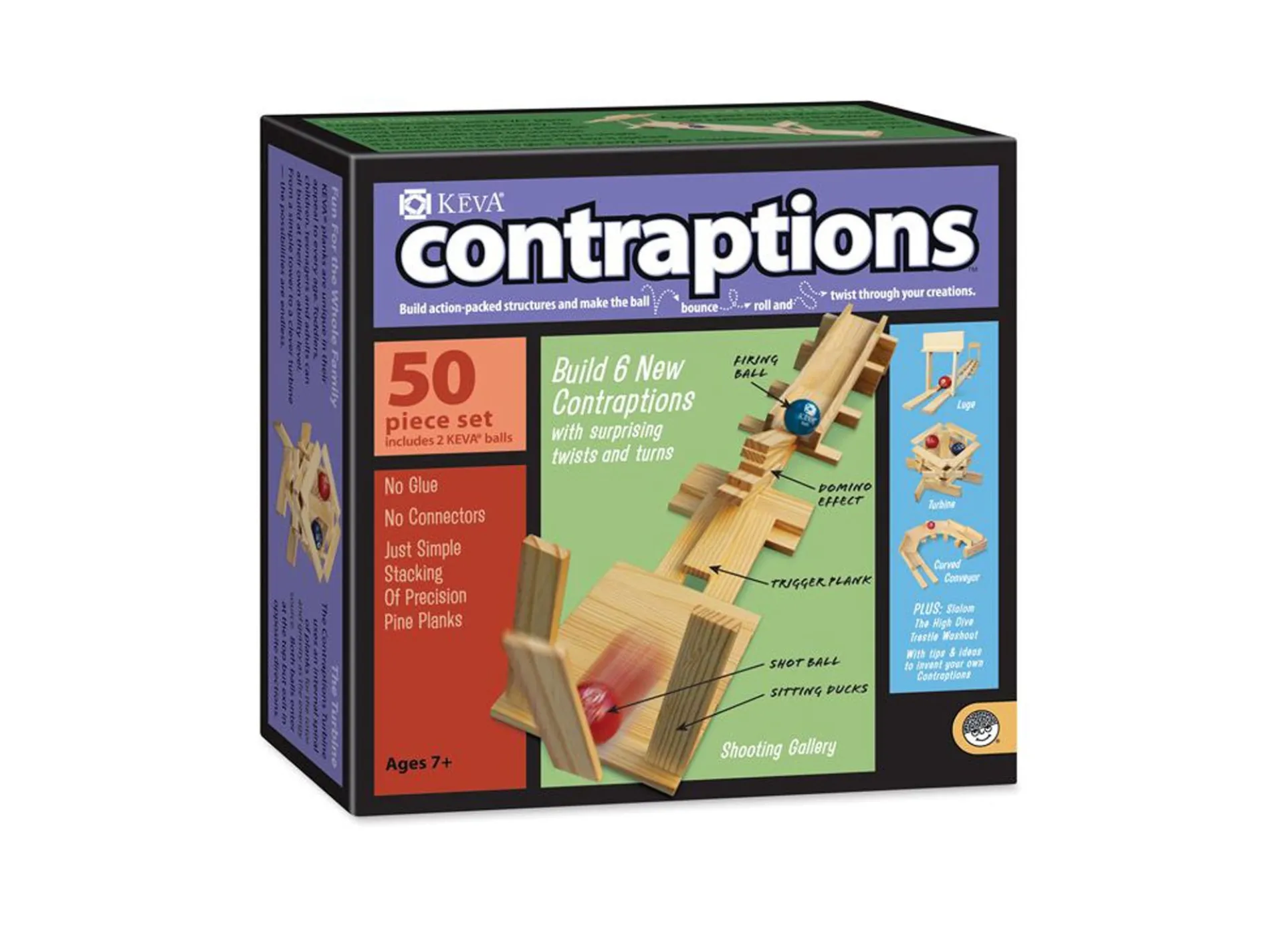 MindWare KEVA Contraptions 50 Plank Building Set