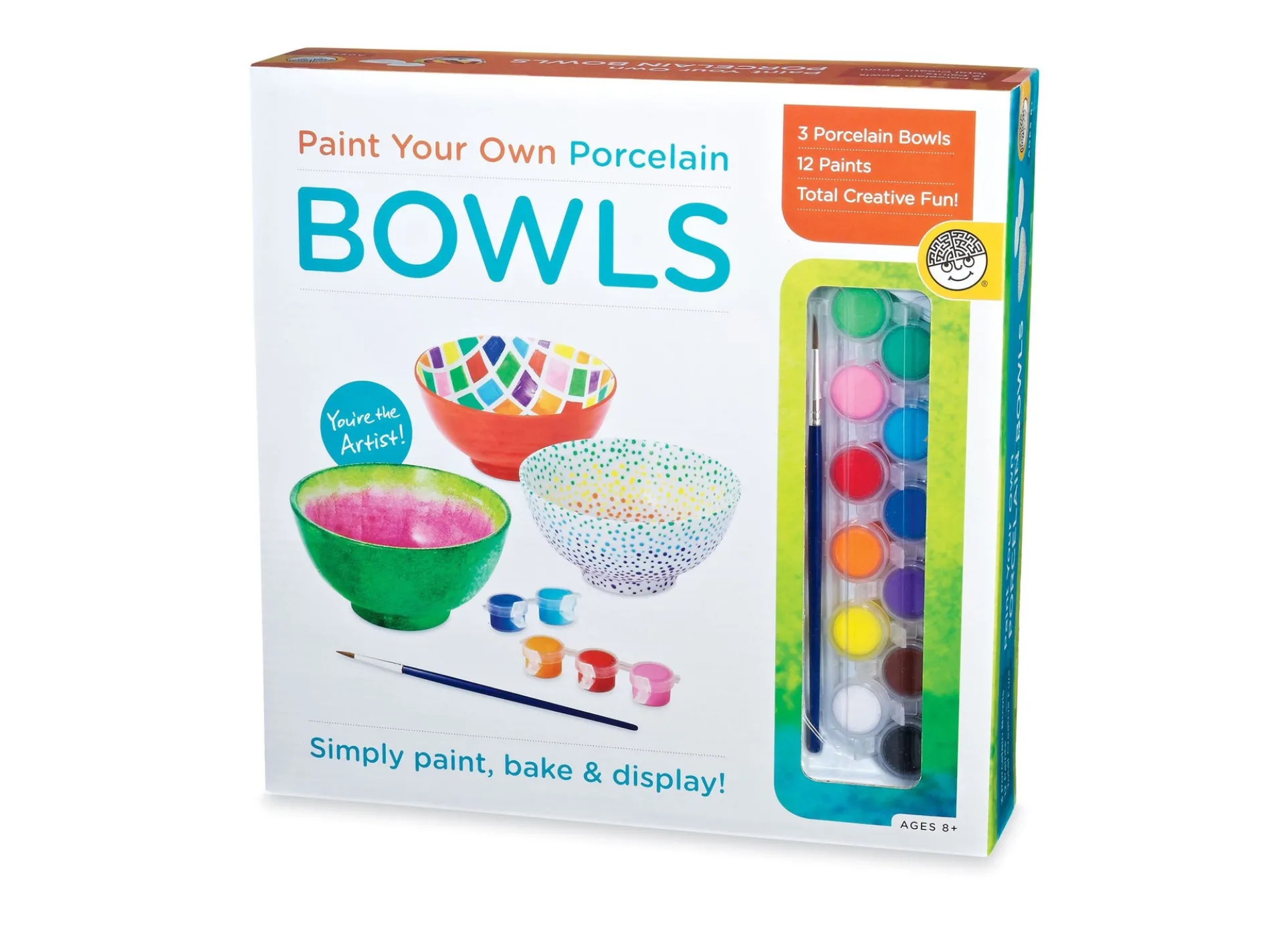 MindWare Paint Your Own Porcelain Bowls Craft Kit