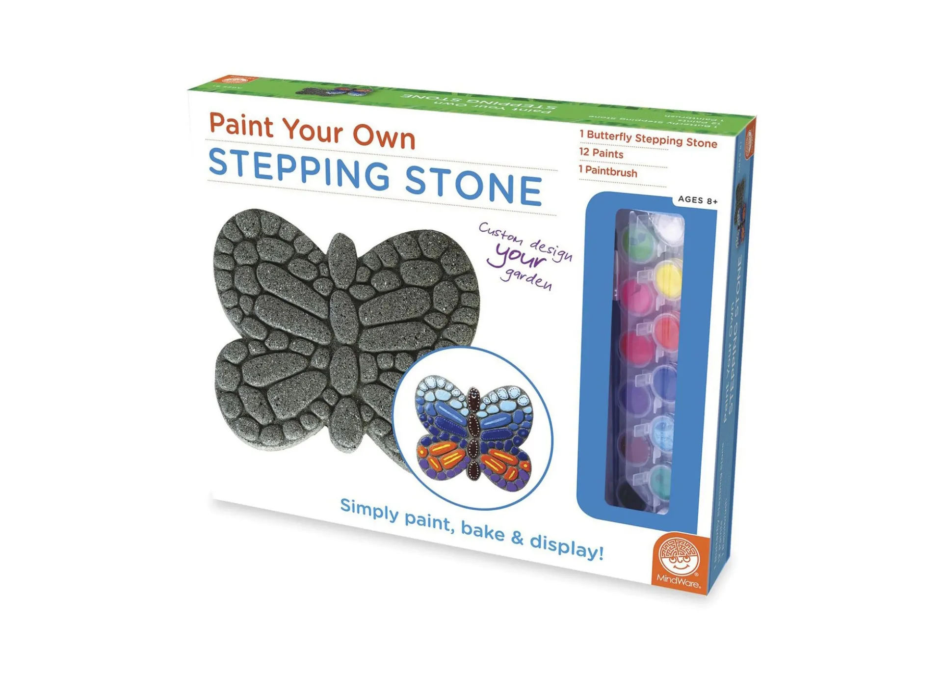 MindWare Paint Your Own Butterfly Mosaic Stepping Stone Kit