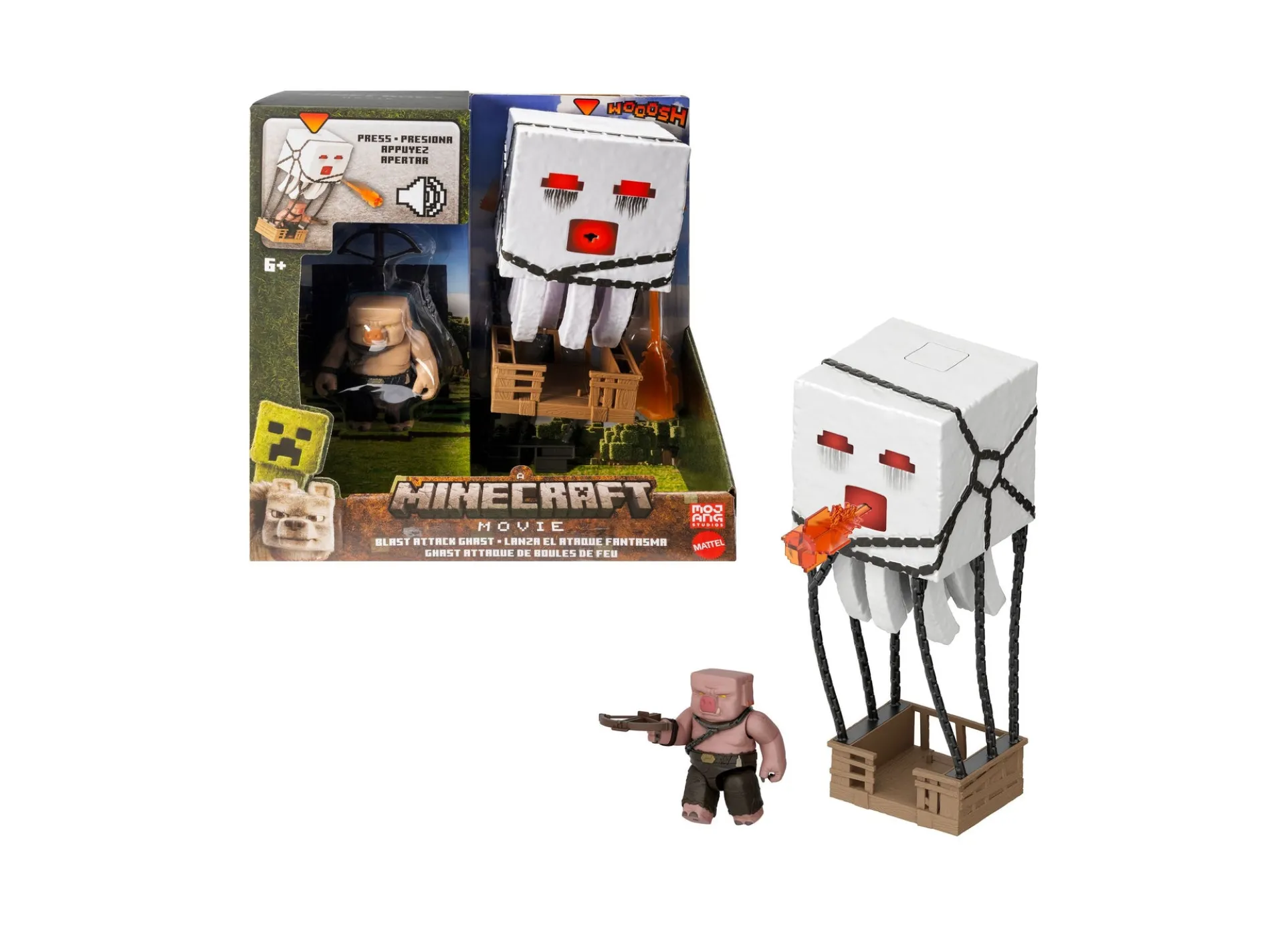 Minecraft Blast Attack Ghast - Action Figure Playset