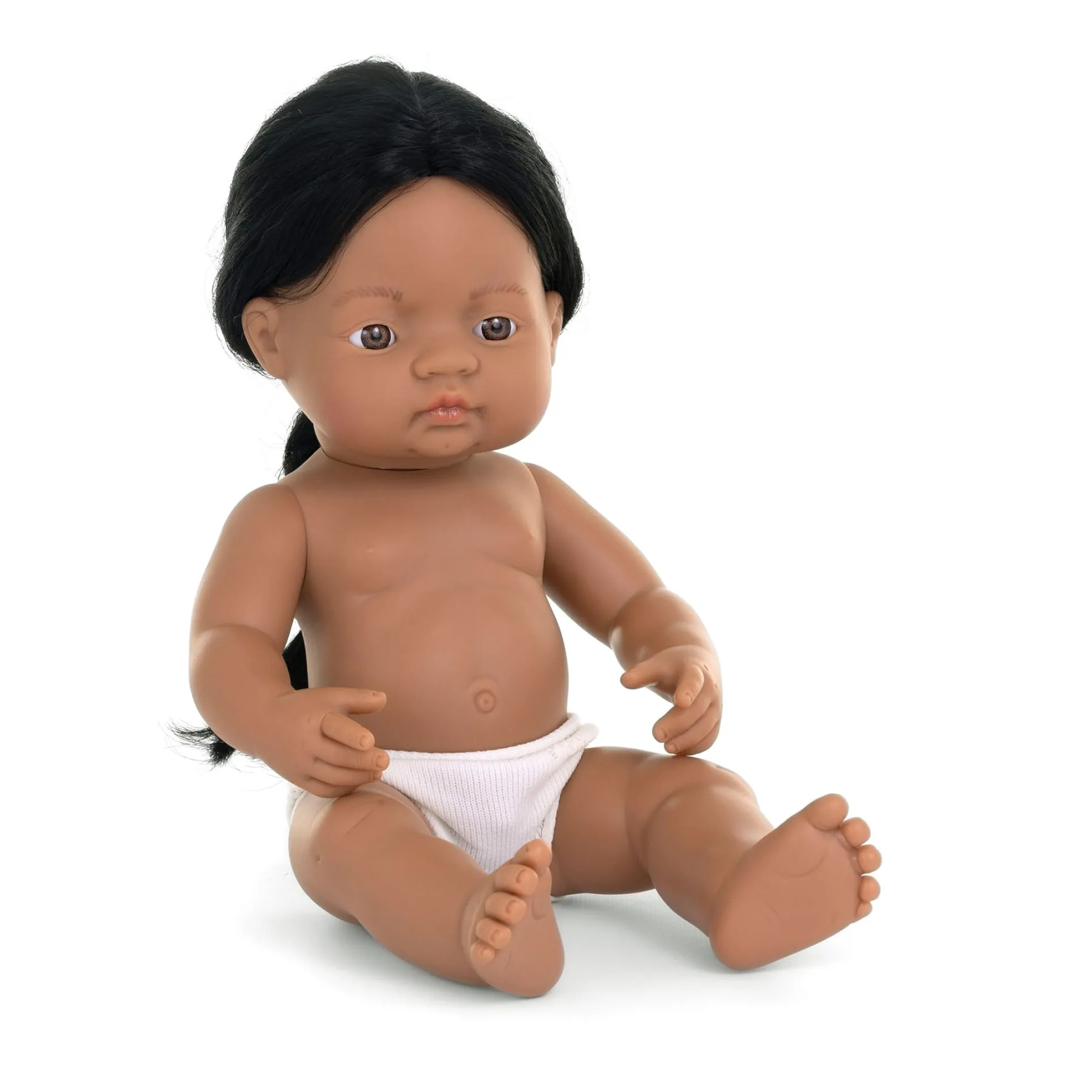 Miniland 15 inch Articulated Baby Doll - Playful Learning Companion