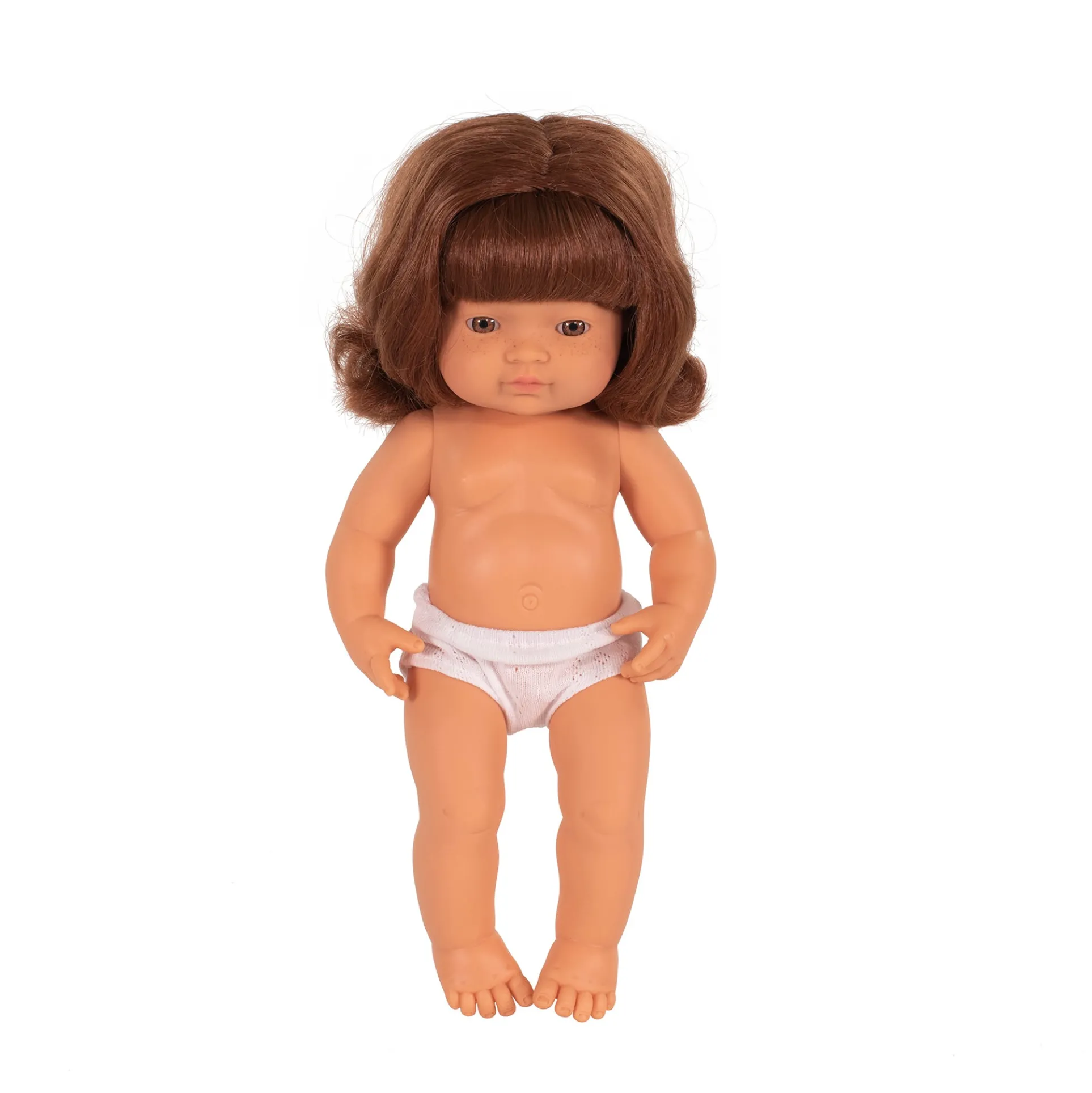 Miniland 15 inch Baby Doll with Red Hair