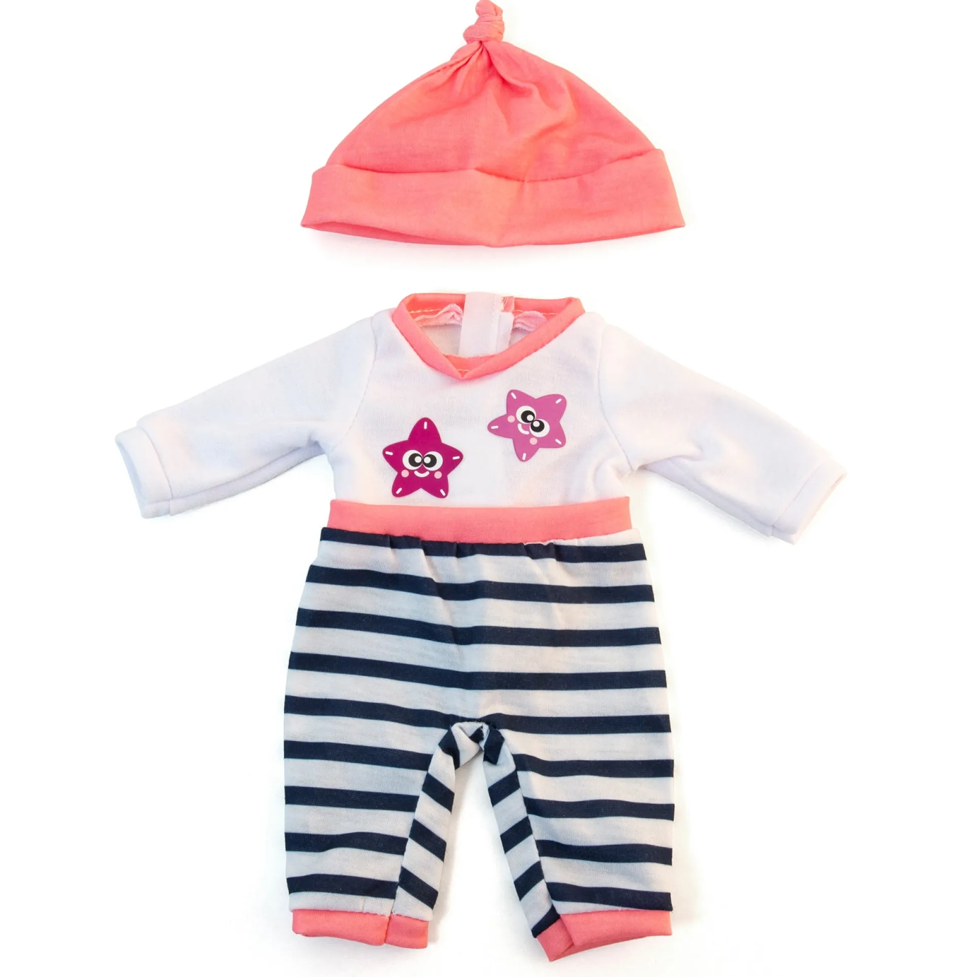 Miniland Cold Weather Salmon Pajamas for 12-5/8" Dolls