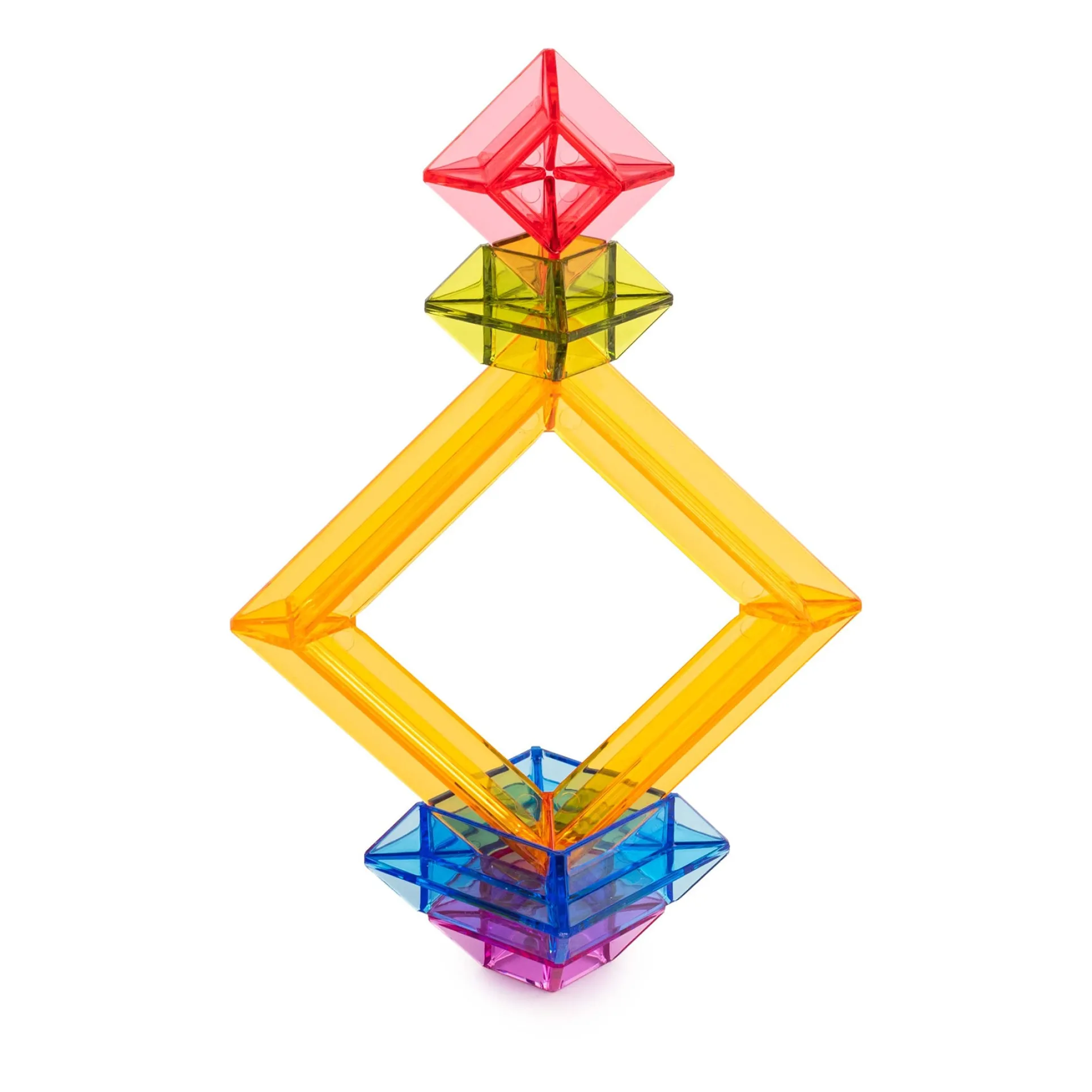 Miniland Educational Translucent Stacking Pyramids - STEM Learning Toy