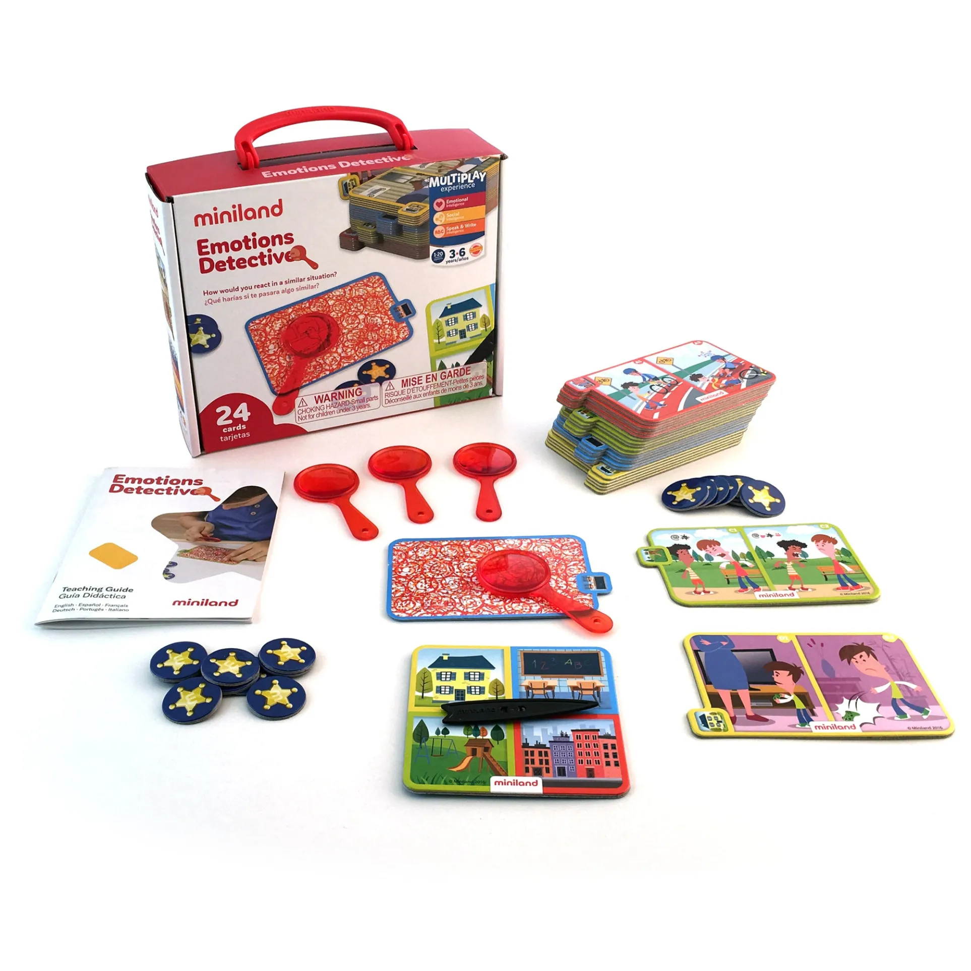Miniland Emotions Detective - Social & Emotional Learning Game