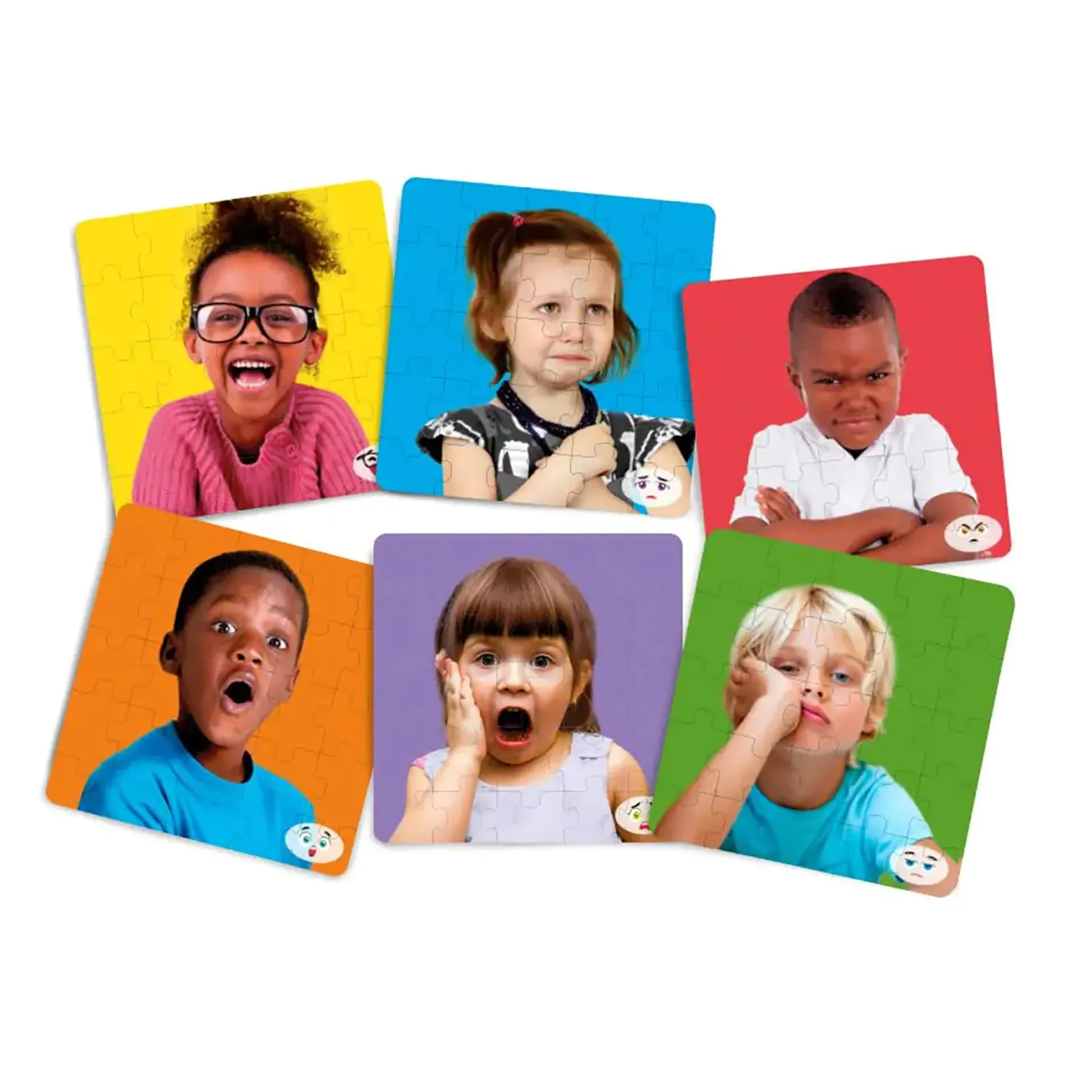 Miniland Emotions 6 Pack Jigsaw Puzzles - 25 pc