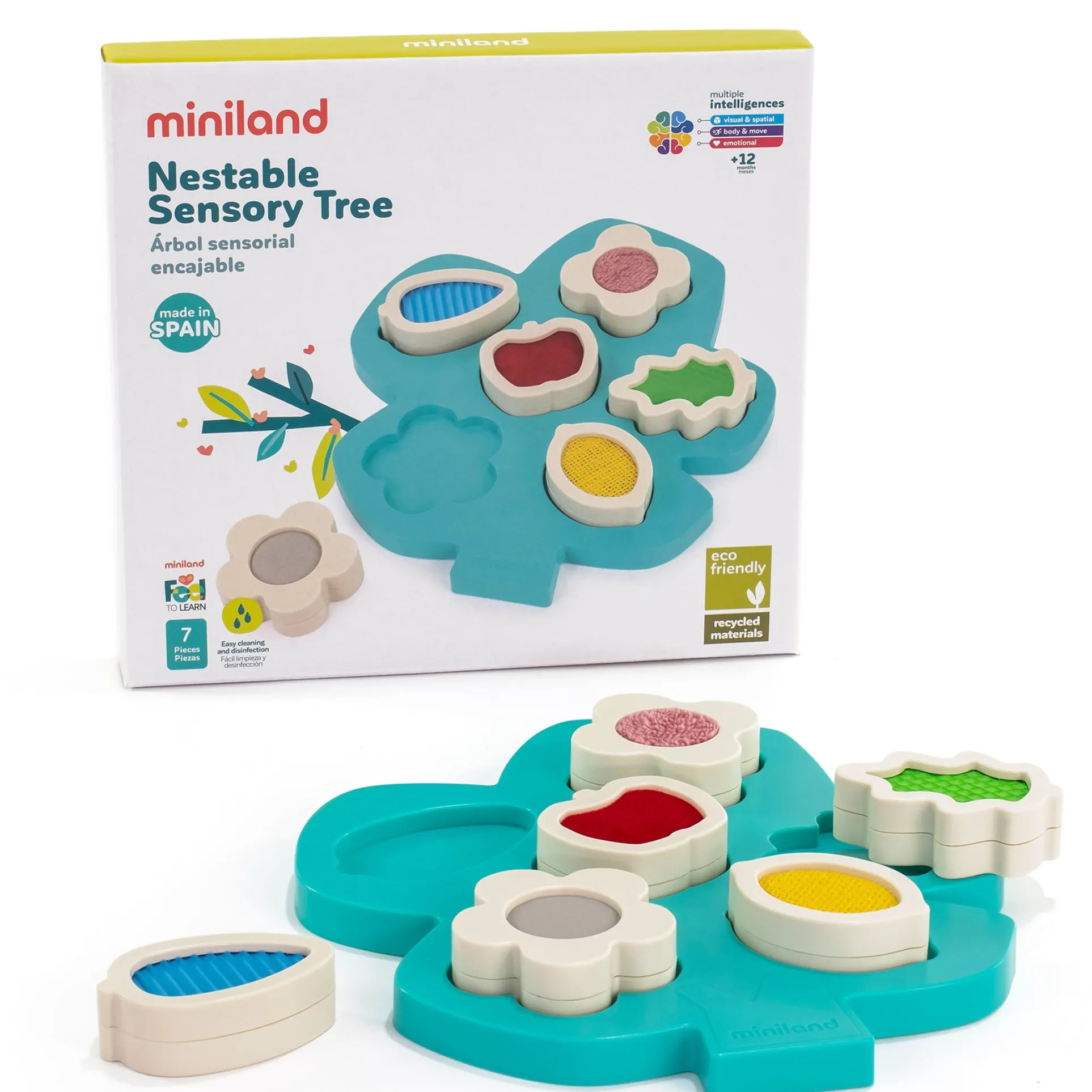 Miniland Feel to Learn - Nestable Sensory Tree