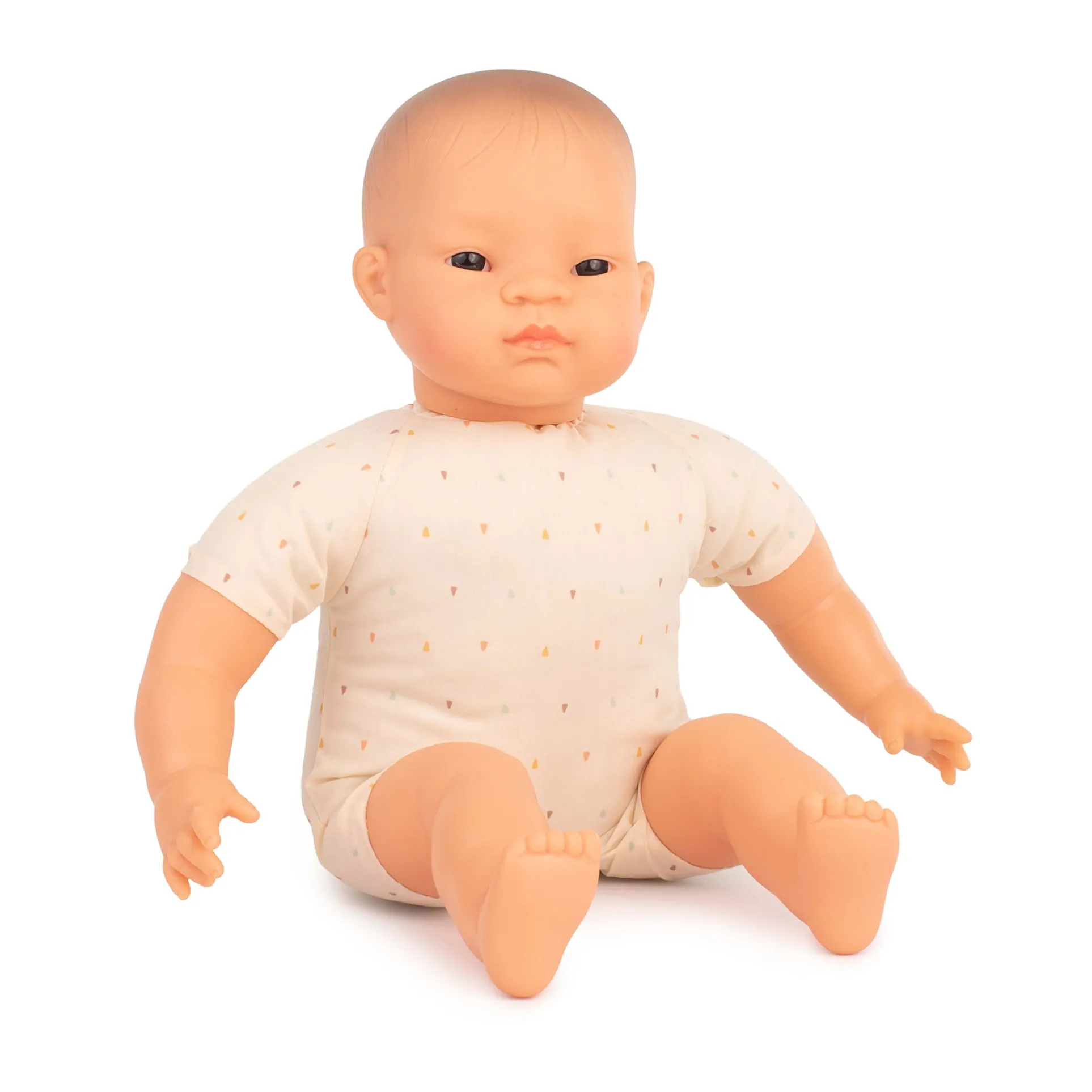 Miniland Huggable Soft Body 15.75-inch Doll in Onesie