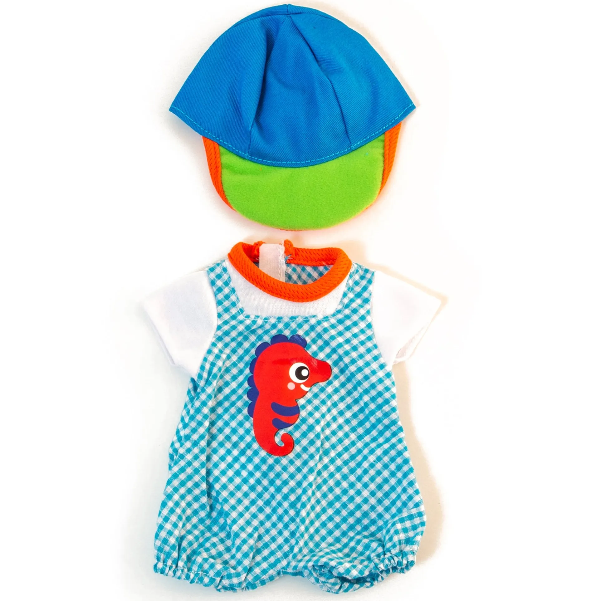 Miniland Warm Weather Jumper and Cap Outfit for 12-5/8” Dolls