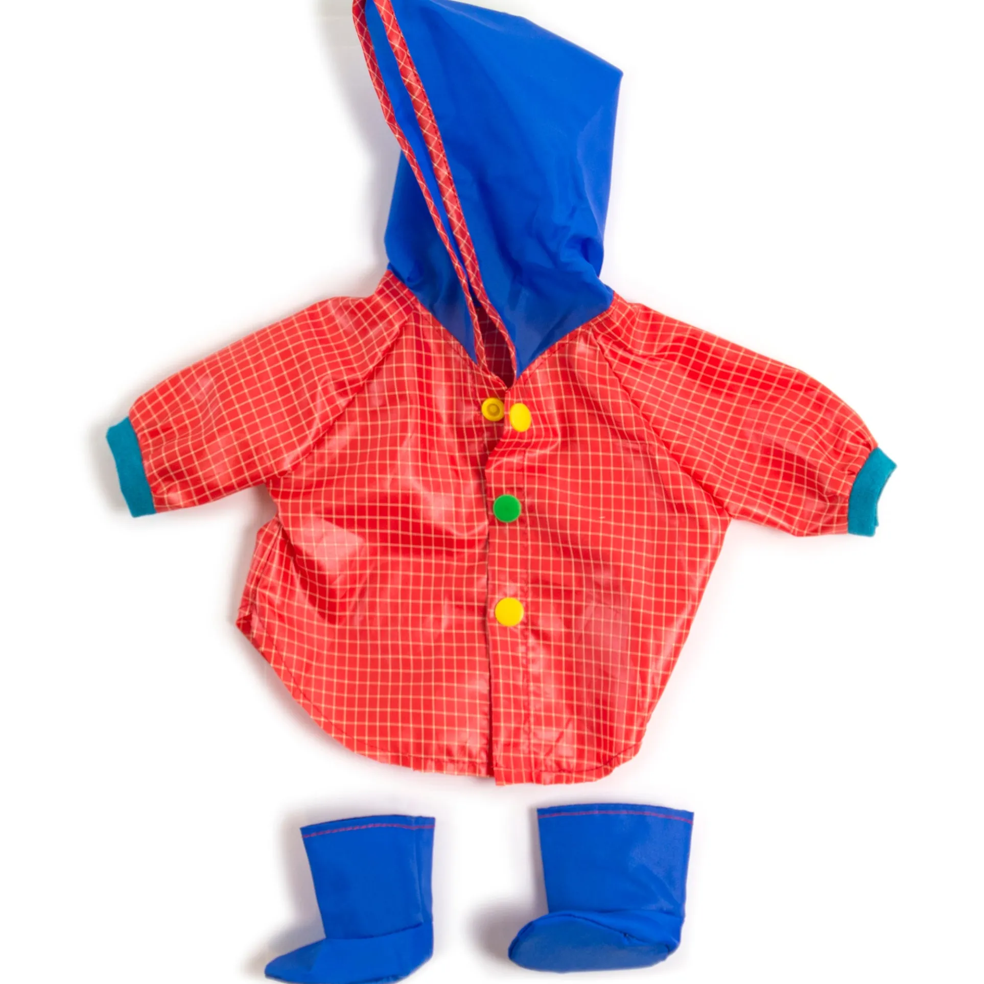 Miniland Weather-Wonder Doll Raincoat & Boots Ensemble