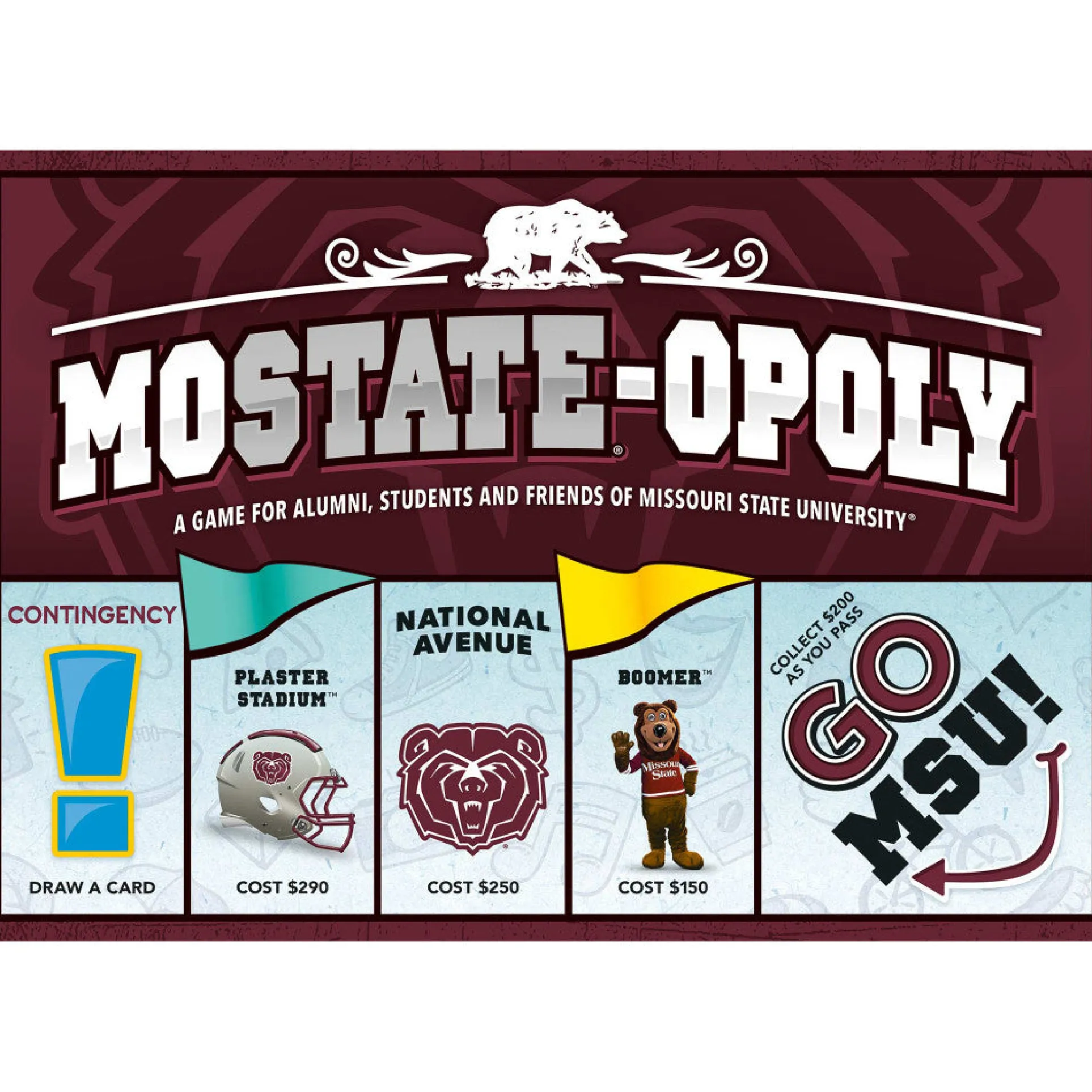Missouri State University Mo State-Opoly Board Game