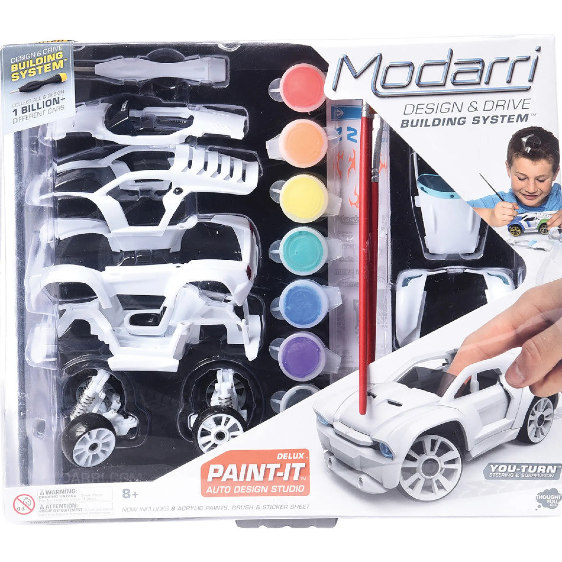 Modarri Deluxe Paint It Auto Design Studio - Creative Car Customization Kit for Kids
