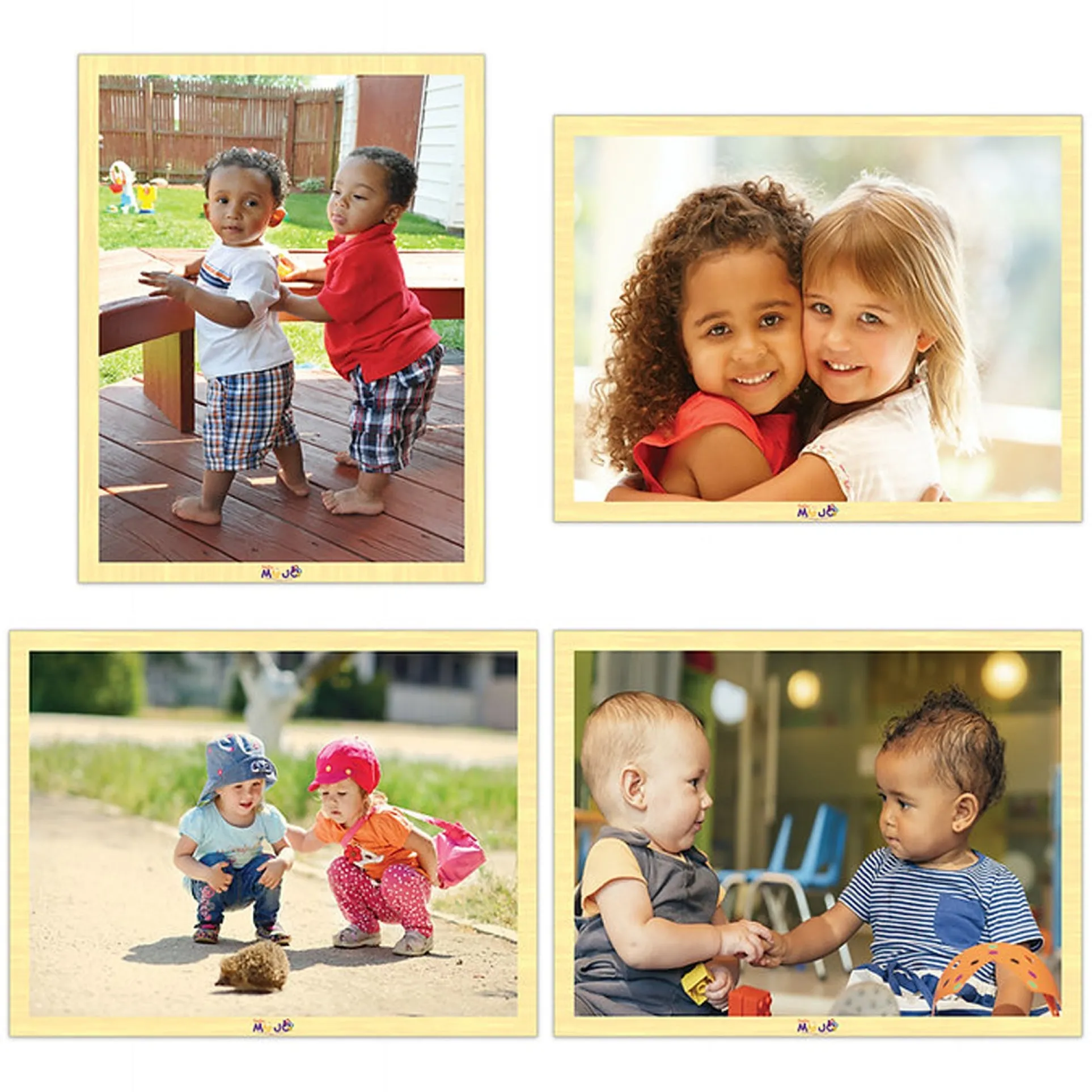 MOJO Friends Forever 4-Pack Wooden Puzzles - Mixed pc