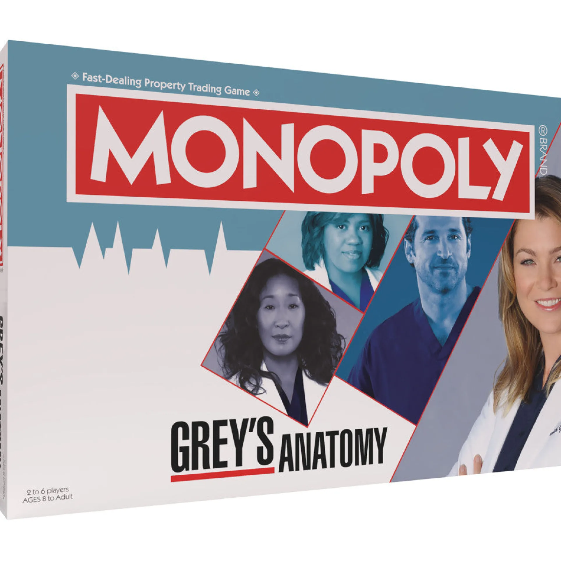 MONOPOLY: Grey's Anatomy Edition - Medical Drama Board Game for Ages 8+