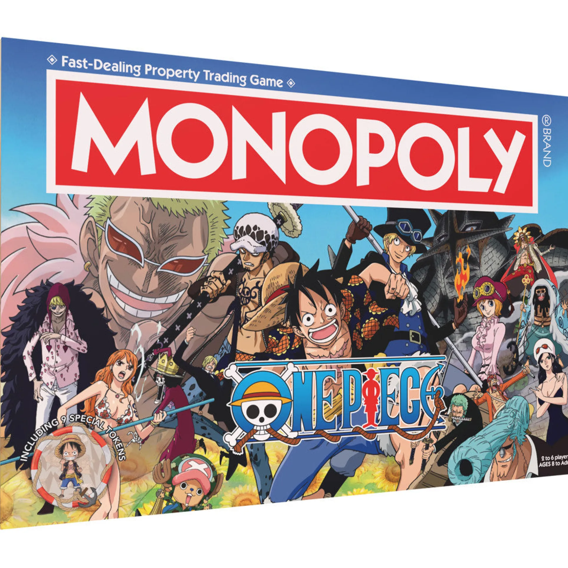 MONOPOLY One Piece Dressrosa Edition - Collectible Board Game, Ages 8+