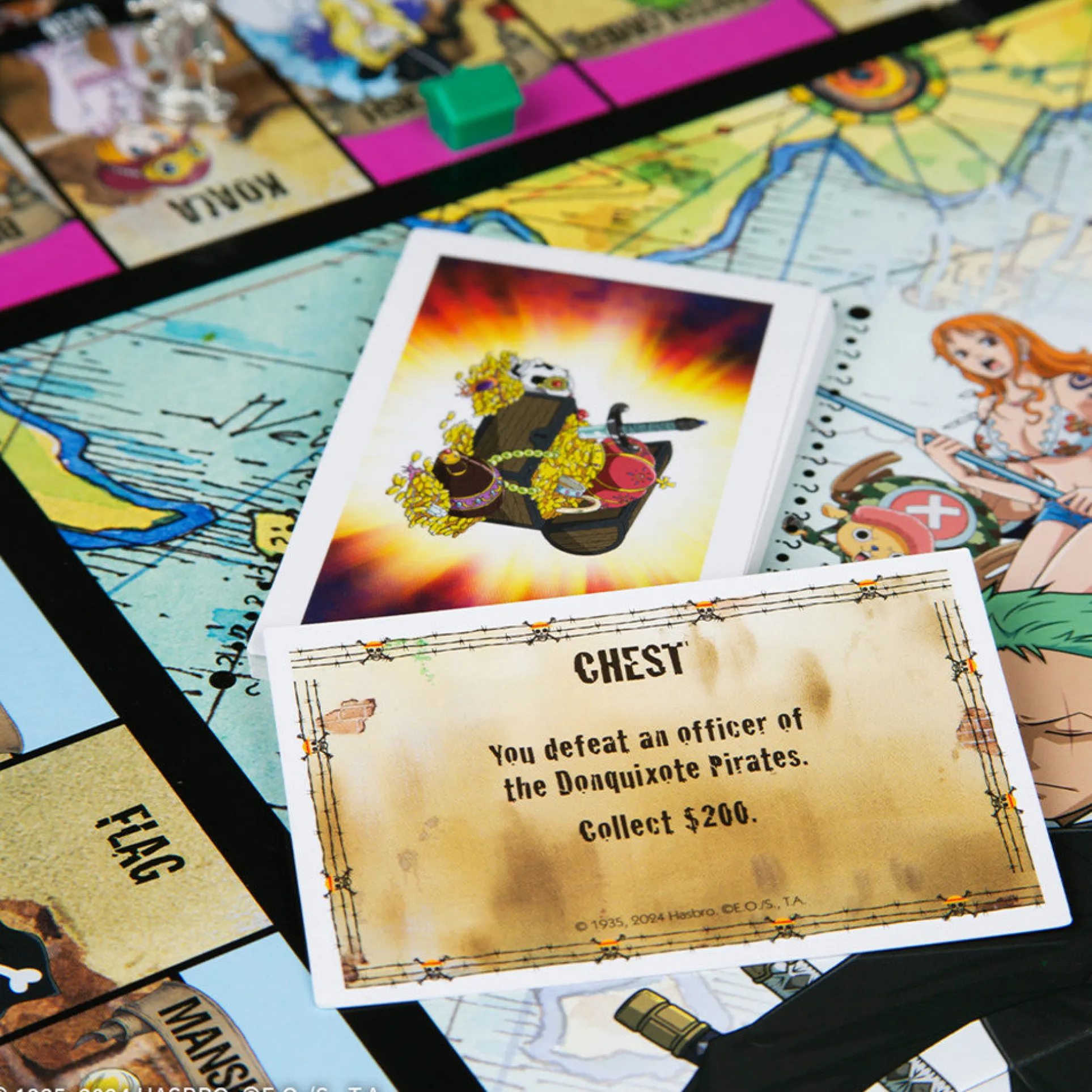 MONOPOLY One Piece Dressrosa Edition - Collectible Board Game, Ages 8+