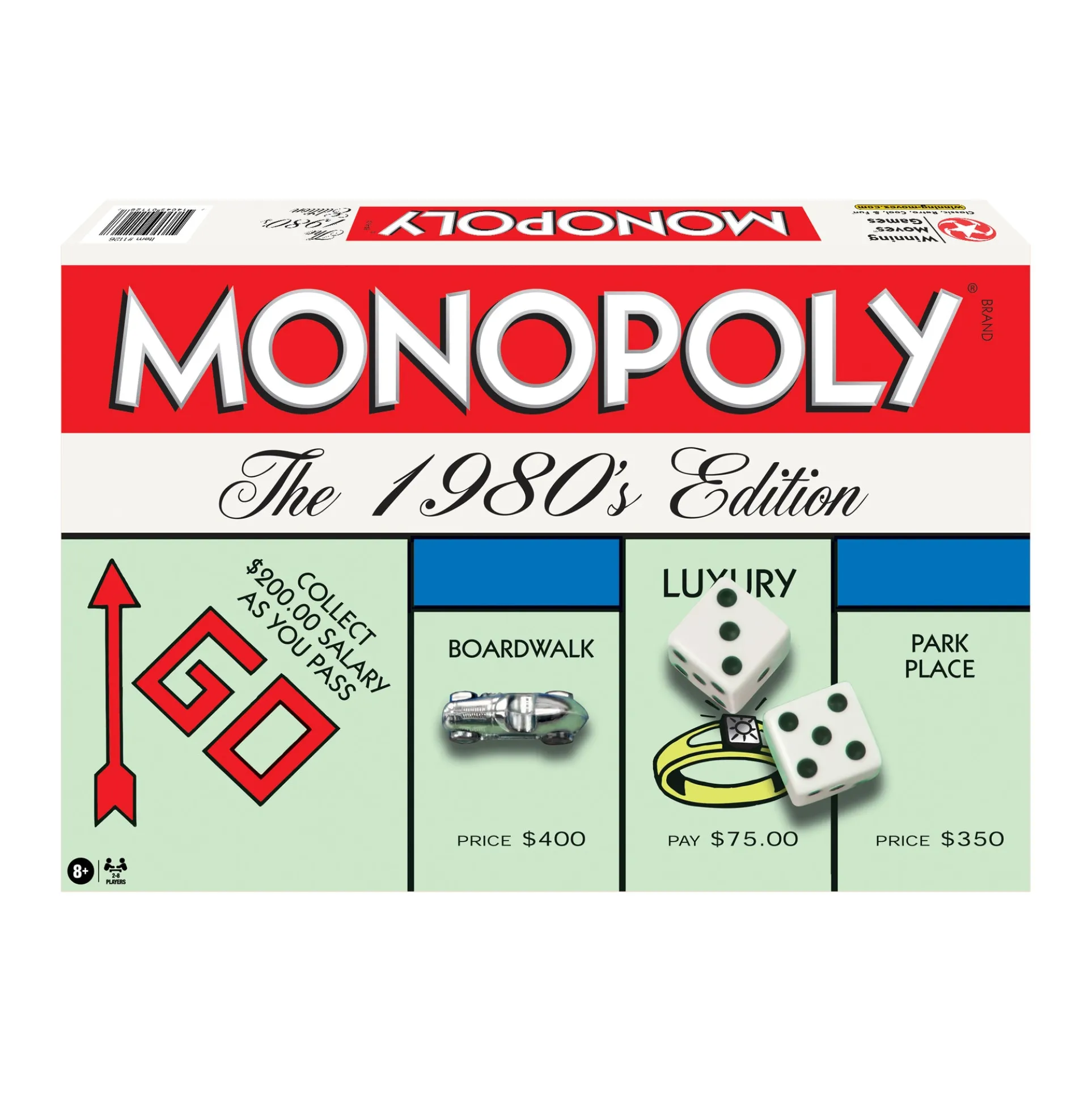 Monopoly 1980's Edition Classic Board Game by Winning Moves