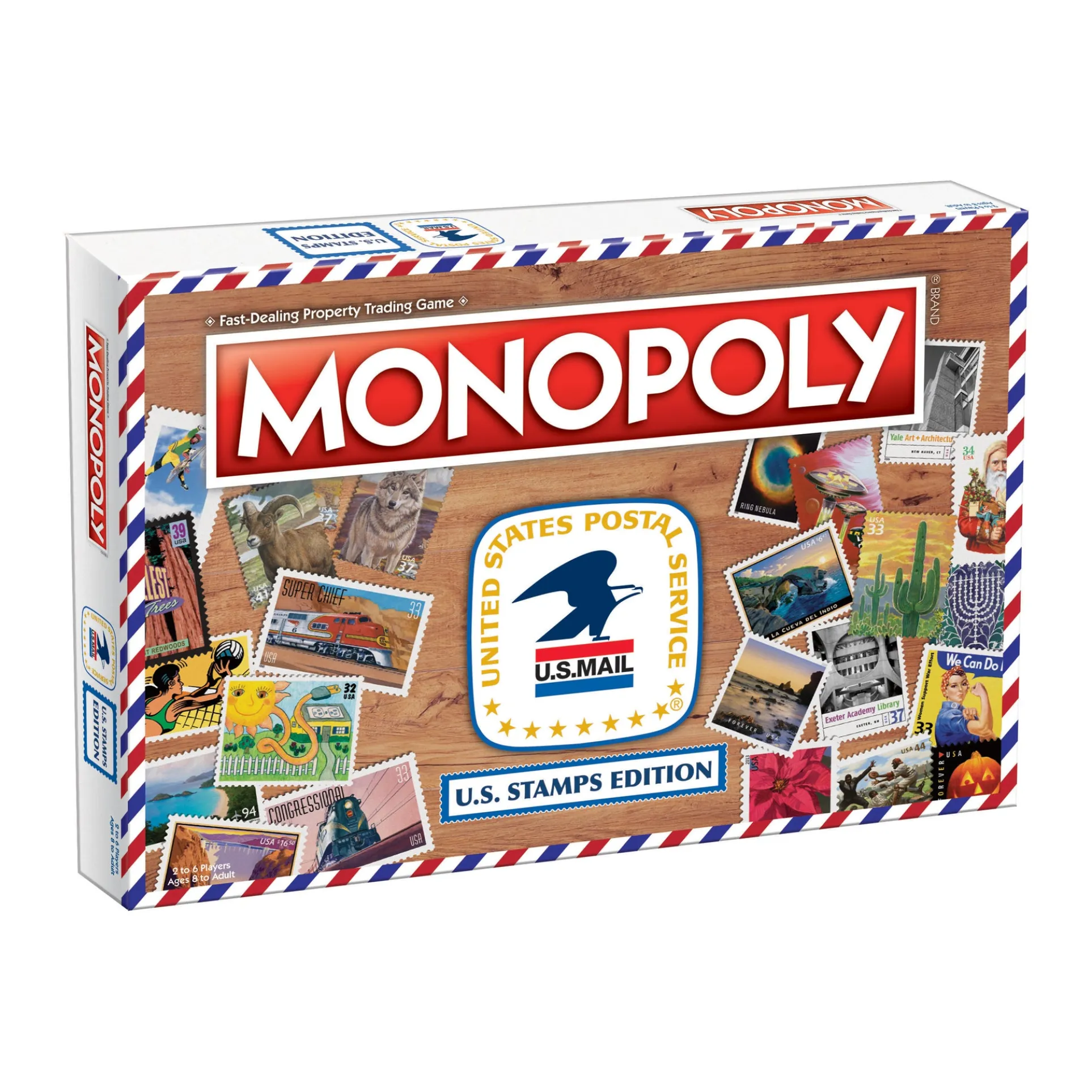 Monopoly U.S. Stamps Edition Collectible Board Game