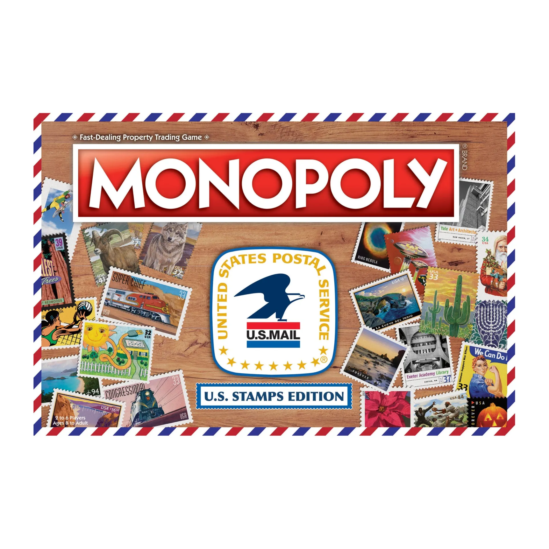 Monopoly U.S. Stamps Edition Collectible Board Game