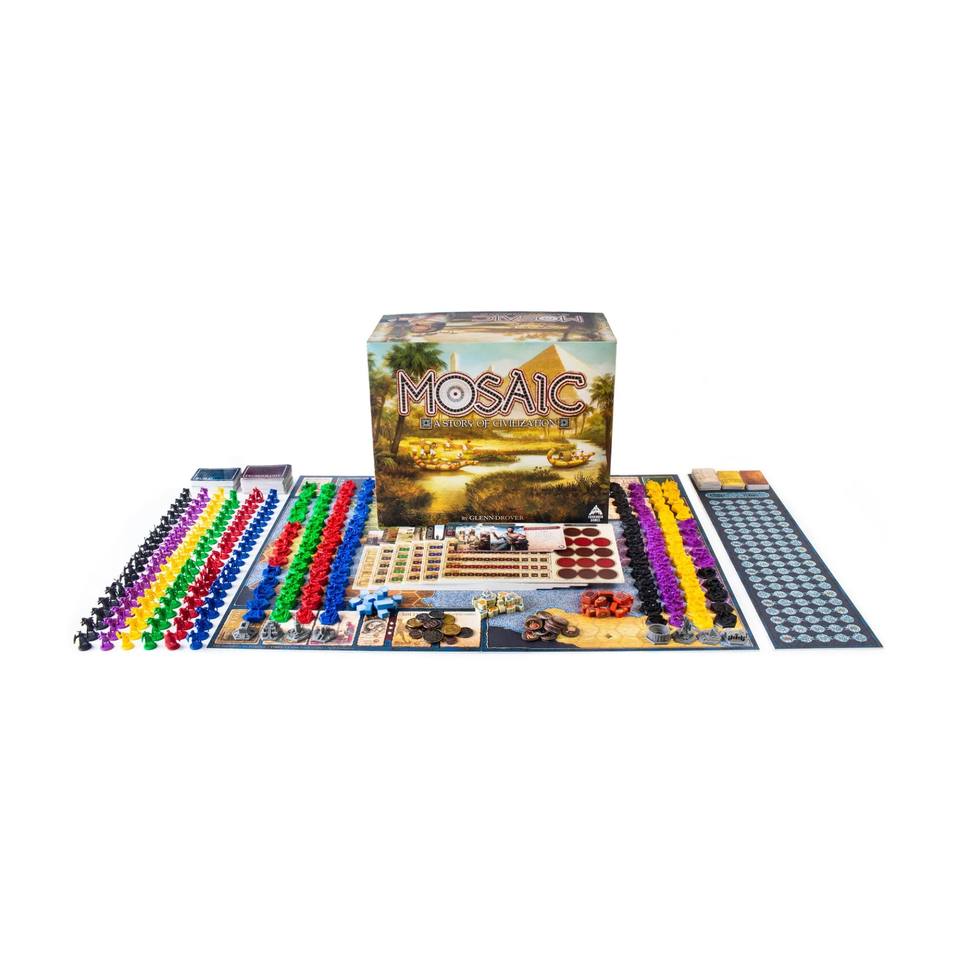 Mosaic: A Story of Civilization - Colossus Edition Board Game