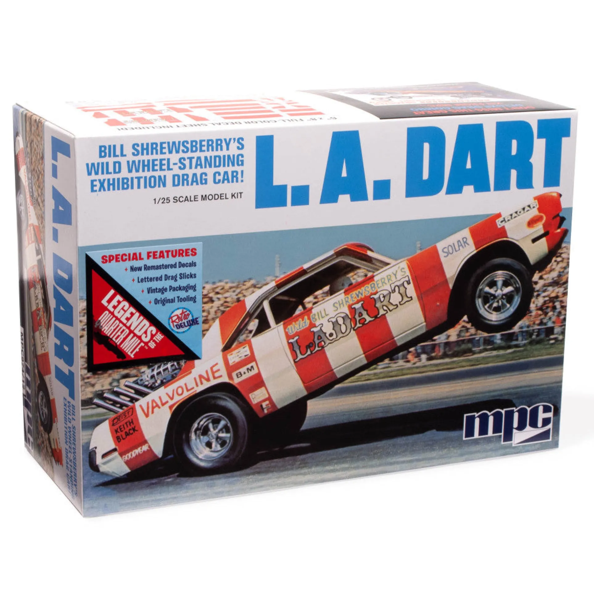 MPC Legends of the Quarter Mile L.A. Dart Wheelstander 1:25 Scale Model Kit