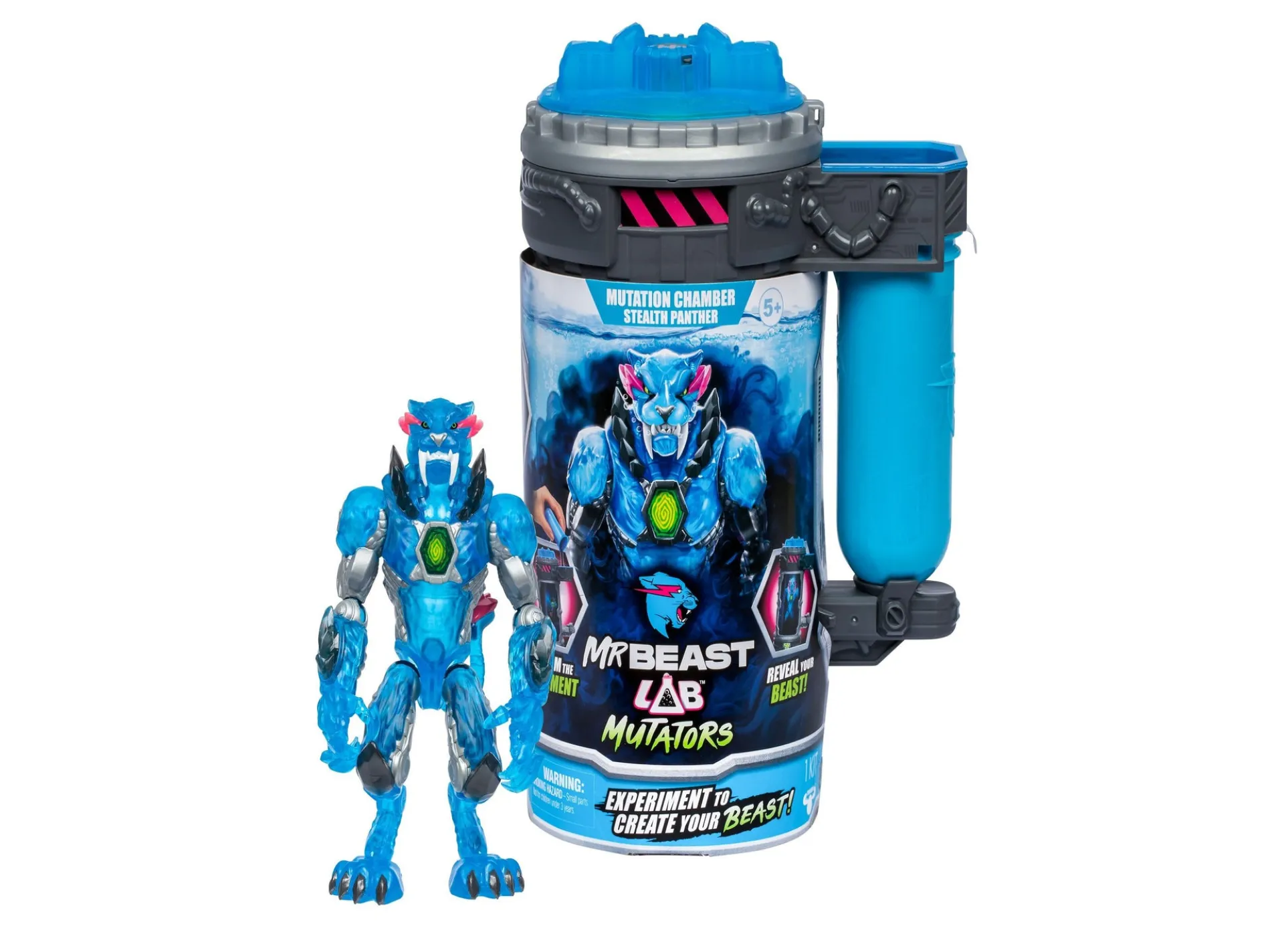 Mr Beast Lab Mutator Stealth Panther Interactive Action Figure