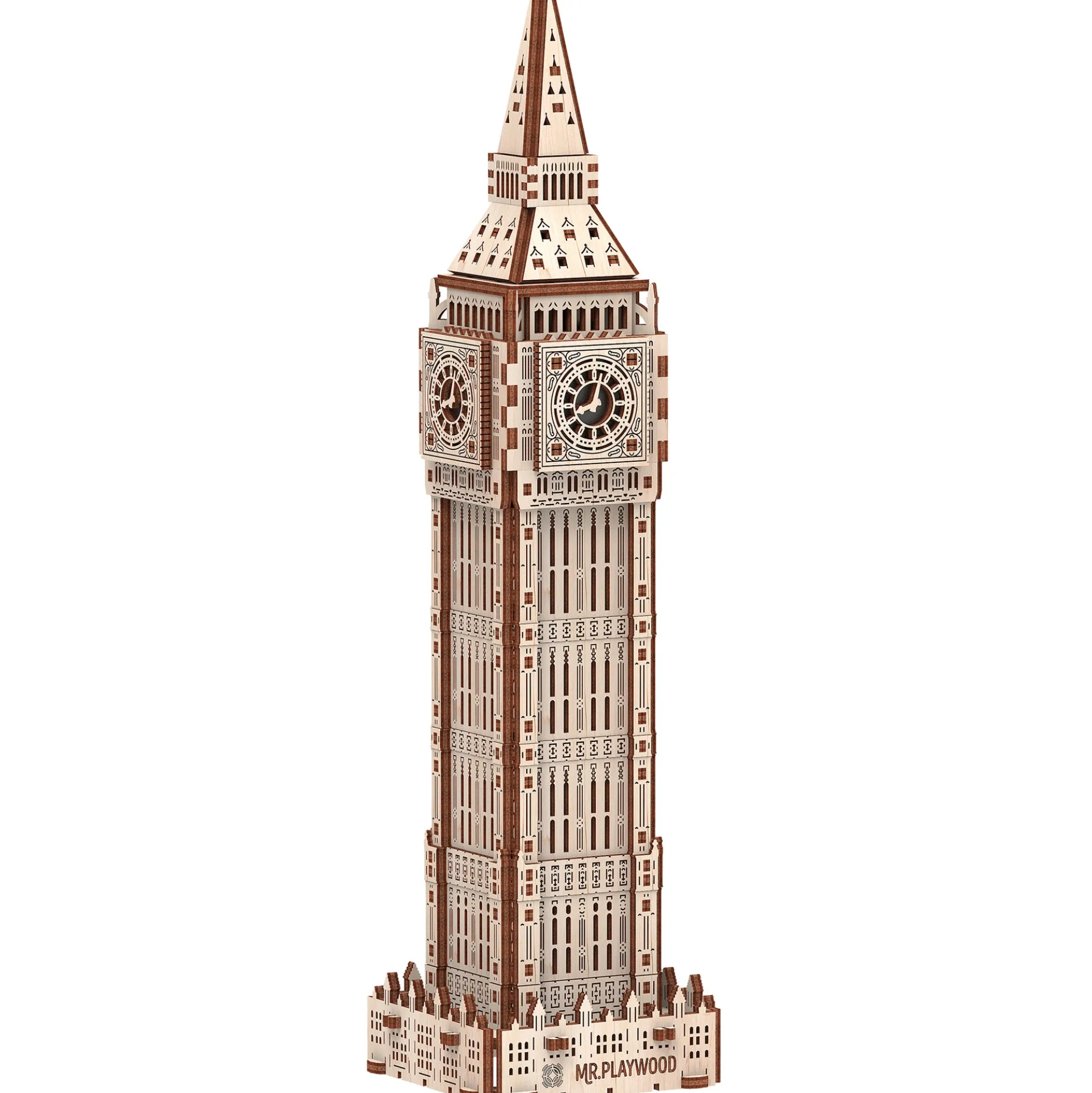 Mr.PLAYWOOD Big Ben 3D Wooden STEM Puzzle