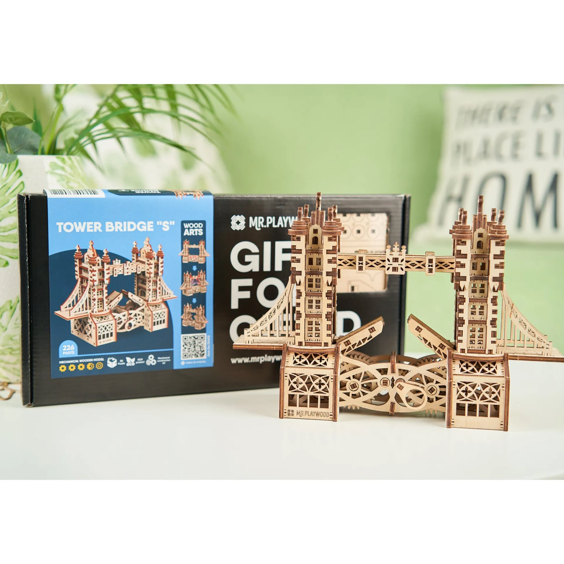 Mr.PLAYWOOD Tower Bridge S 3D Wooden STEM Puzzle