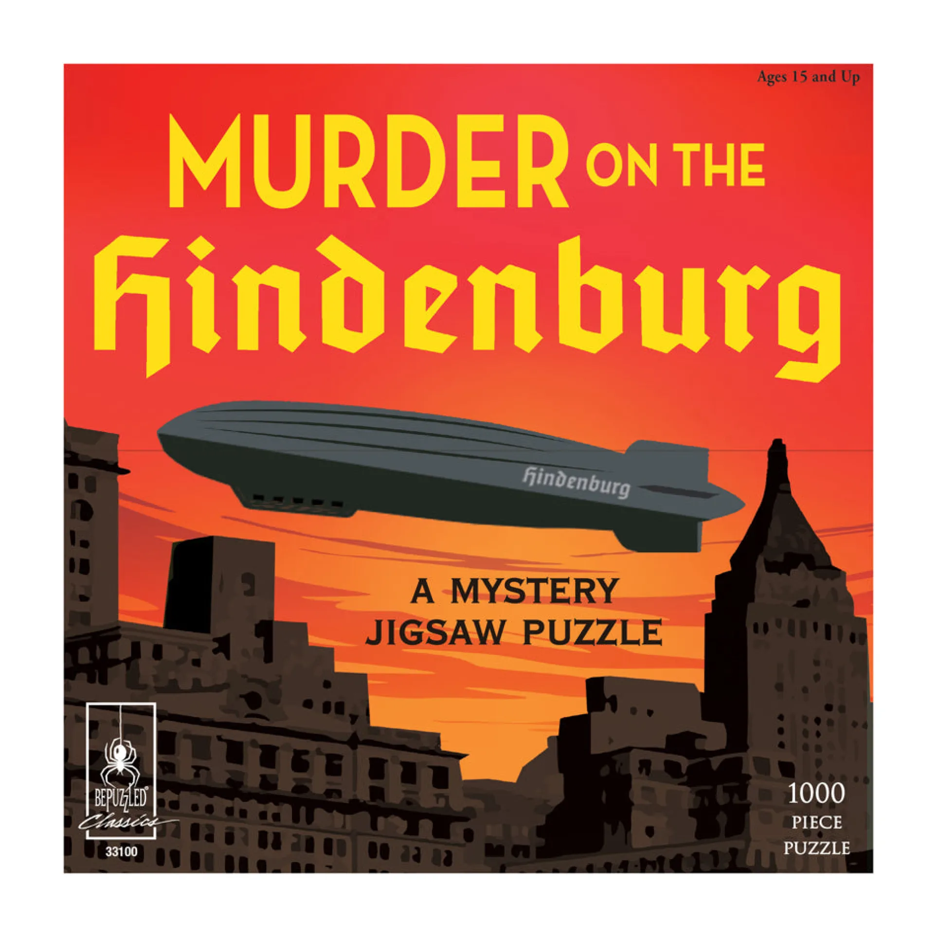 Murder on the Hindenburg 1000-Piece Classic Mystery Jigsaw Puzzle