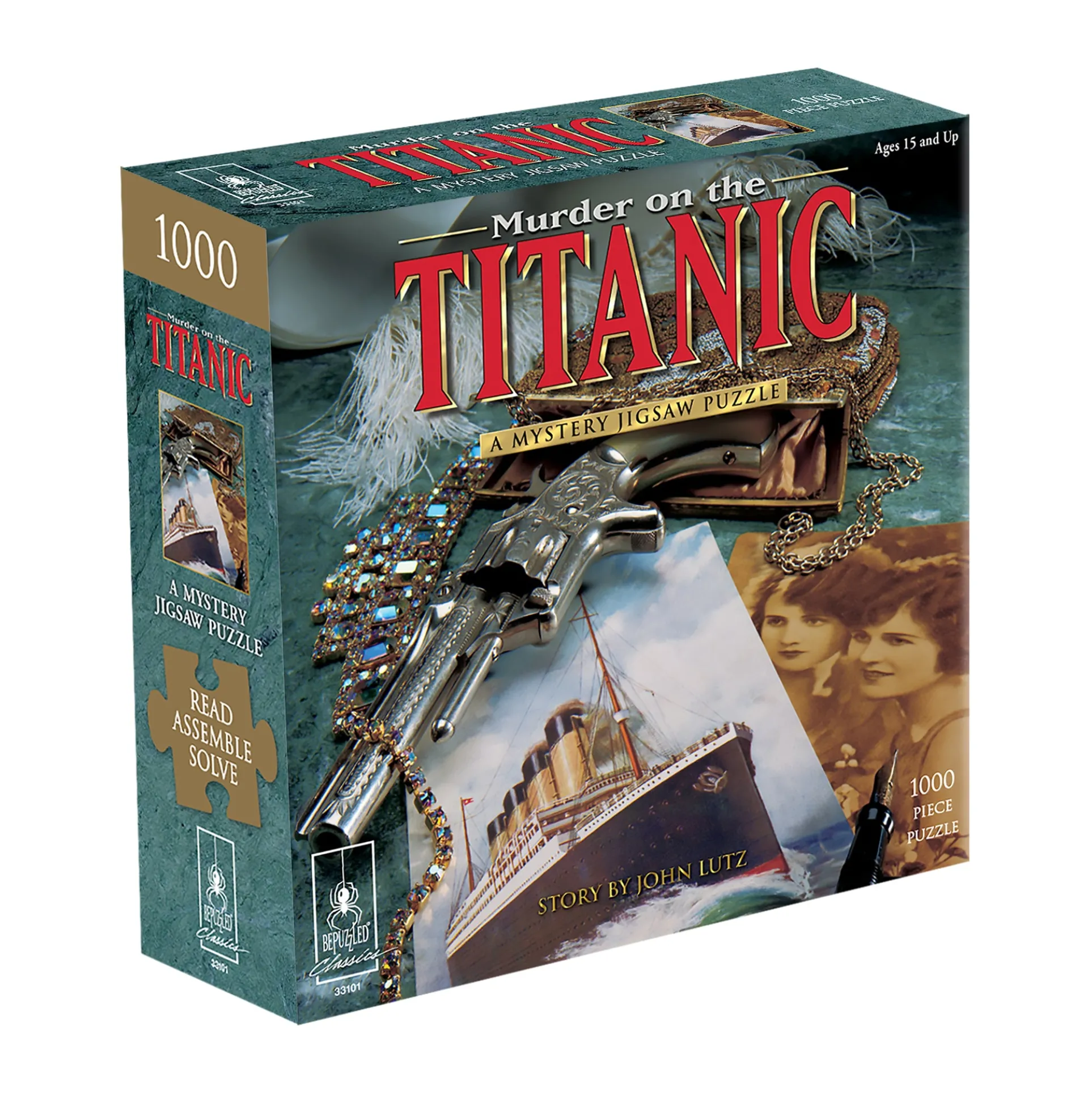 Murder on the Titanic Mystery Jigsaw Puzzle - 1000 pc