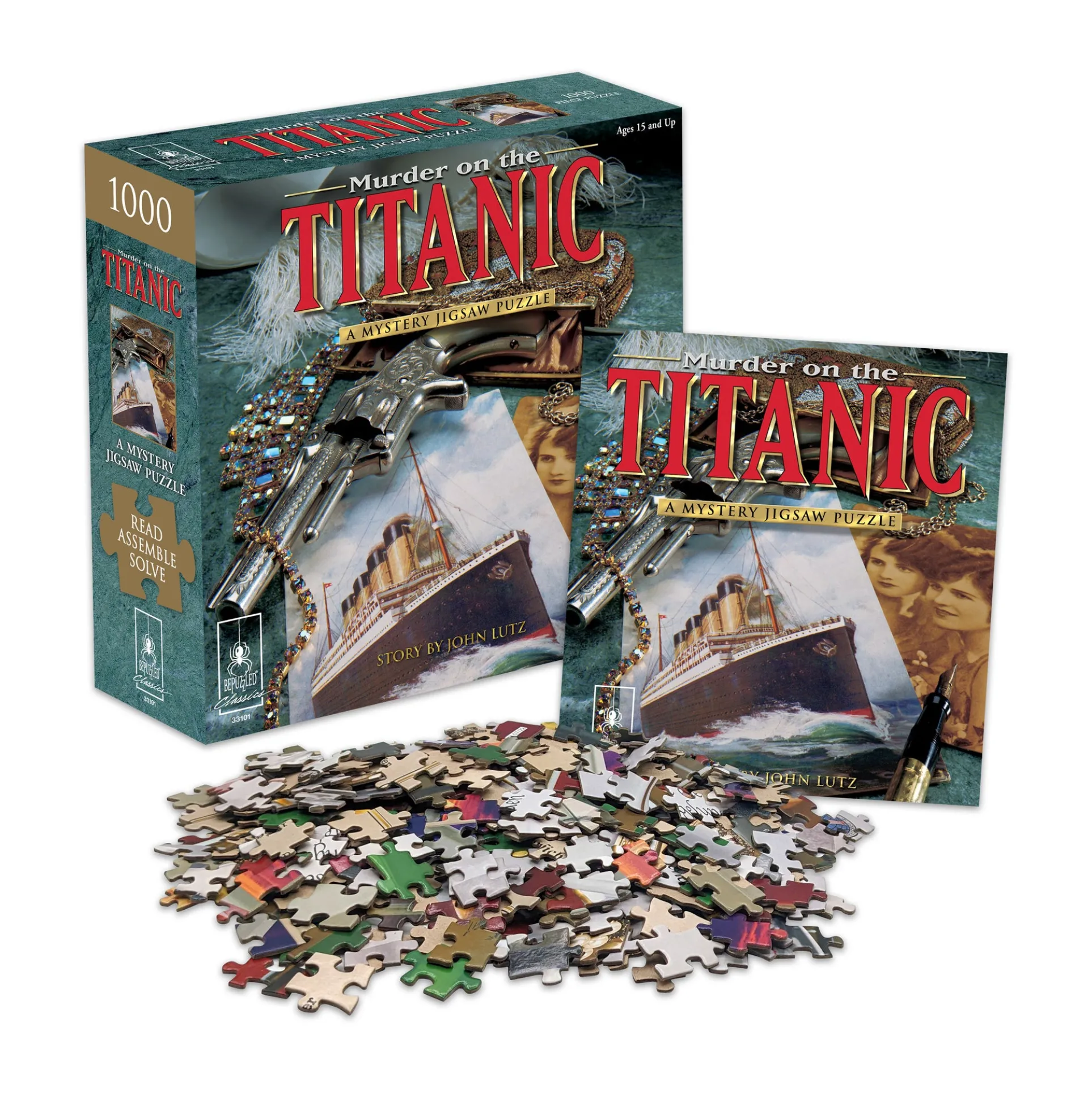 Murder on the Titanic Mystery Jigsaw Puzzle - 1000 pc