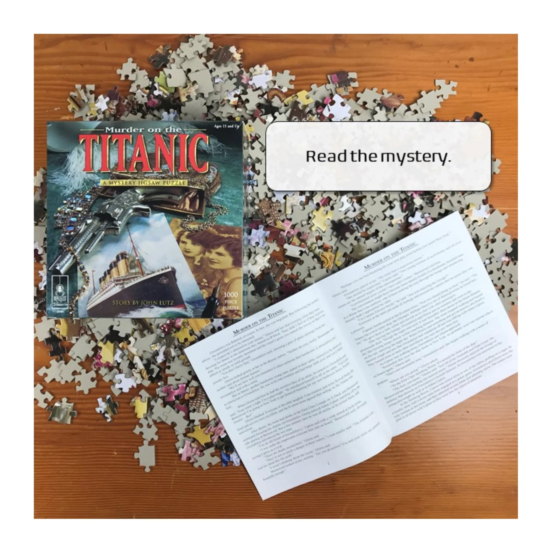 Murder on the Titanic Mystery Jigsaw Puzzle - 1000 pc