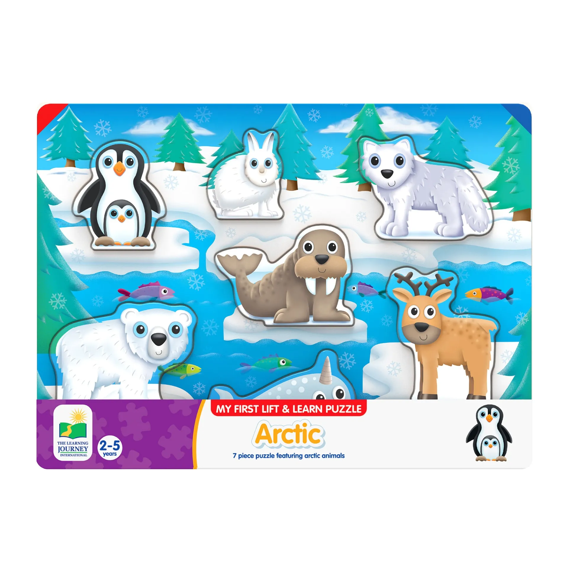 My First Lift & Learn Arctic Puzzle - 7 pc