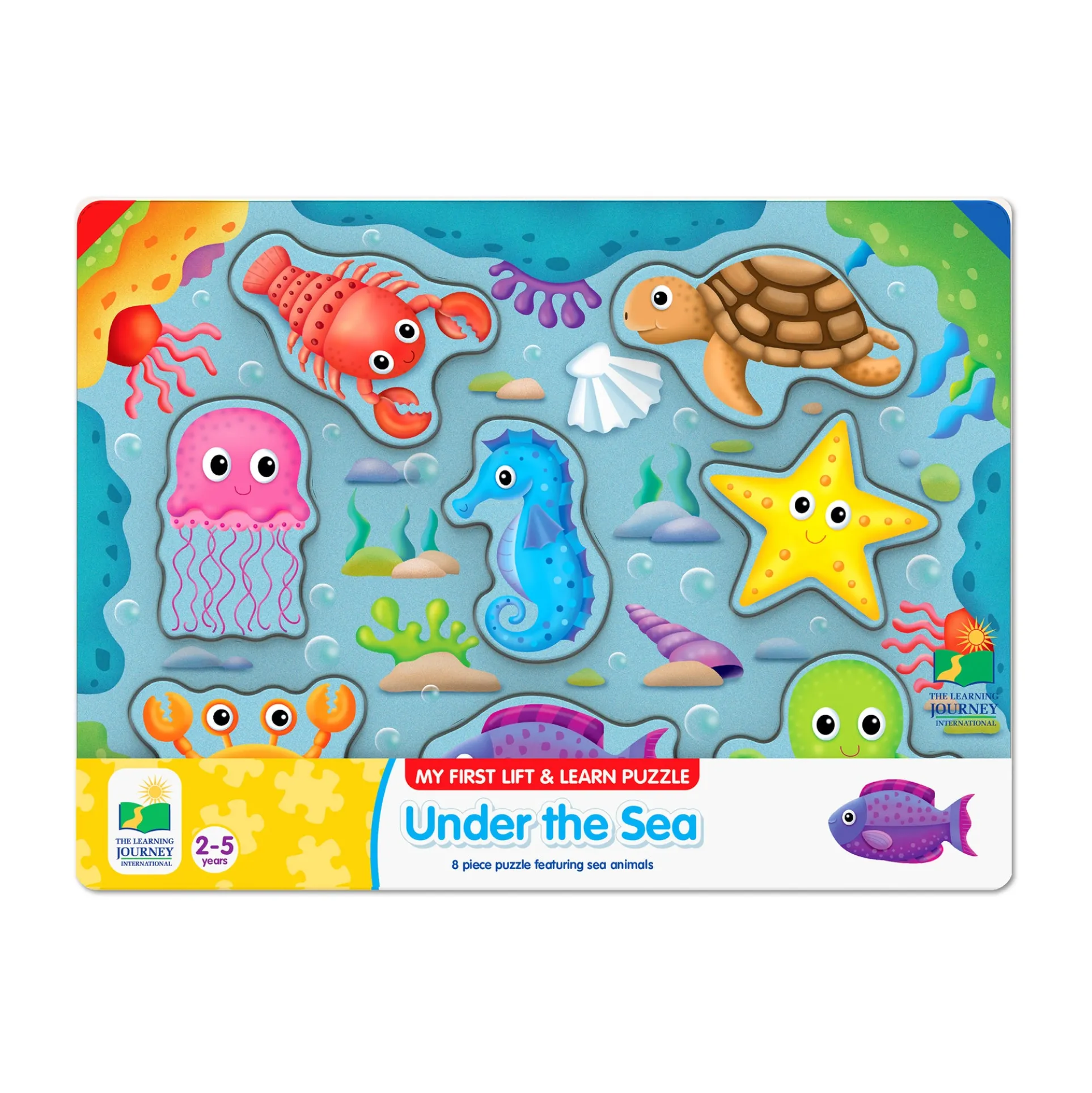 My First Lift & Learn Under the Sea Puzzle - 8 pcs