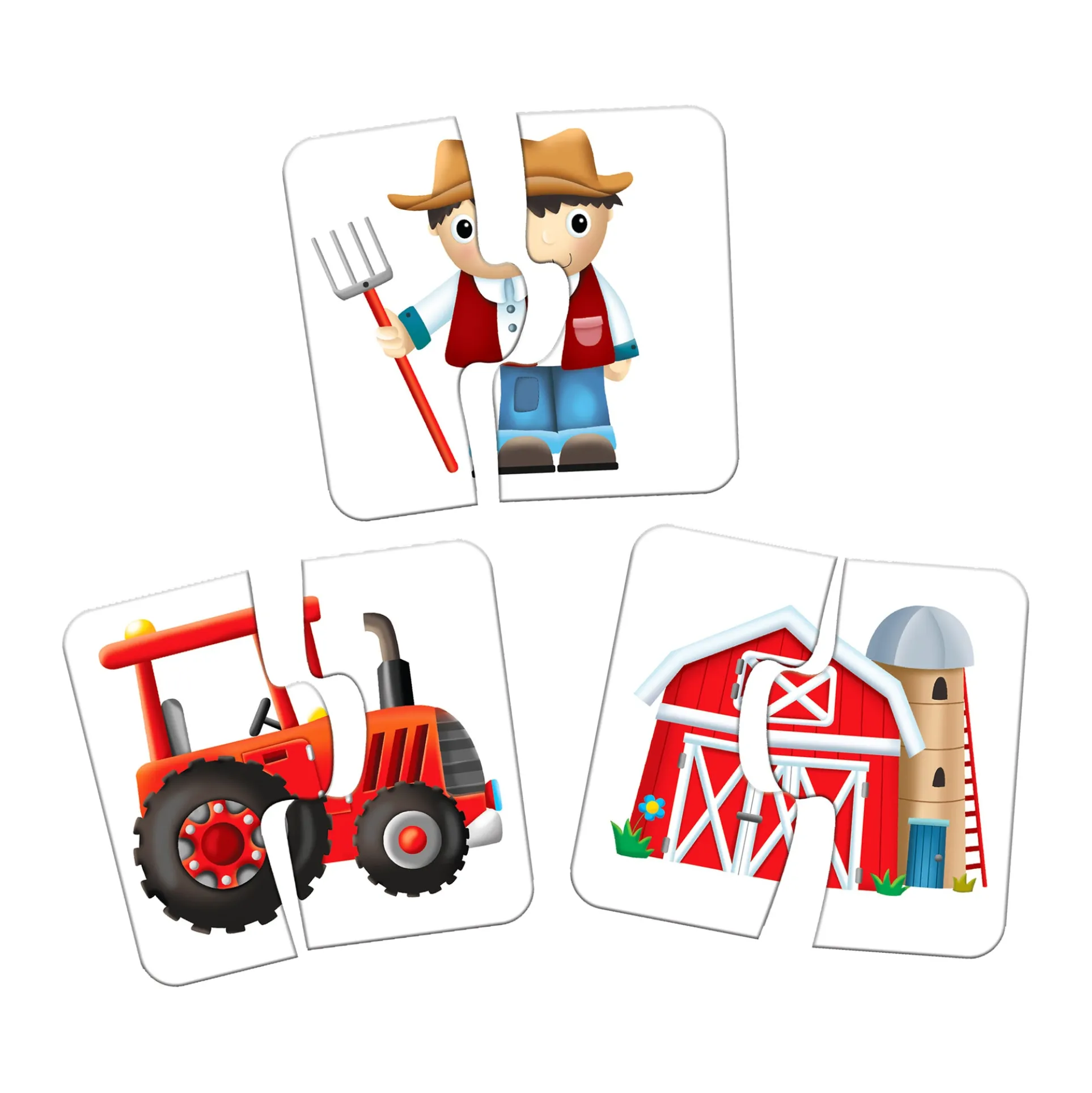My First Match It! - On the Farm - Educational Puzzle Set