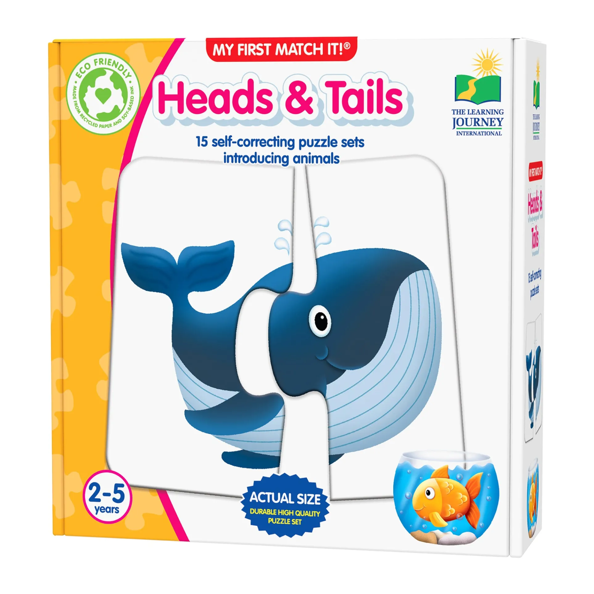 My First Match It! - Heads & Tails - Animal Puzzle Game