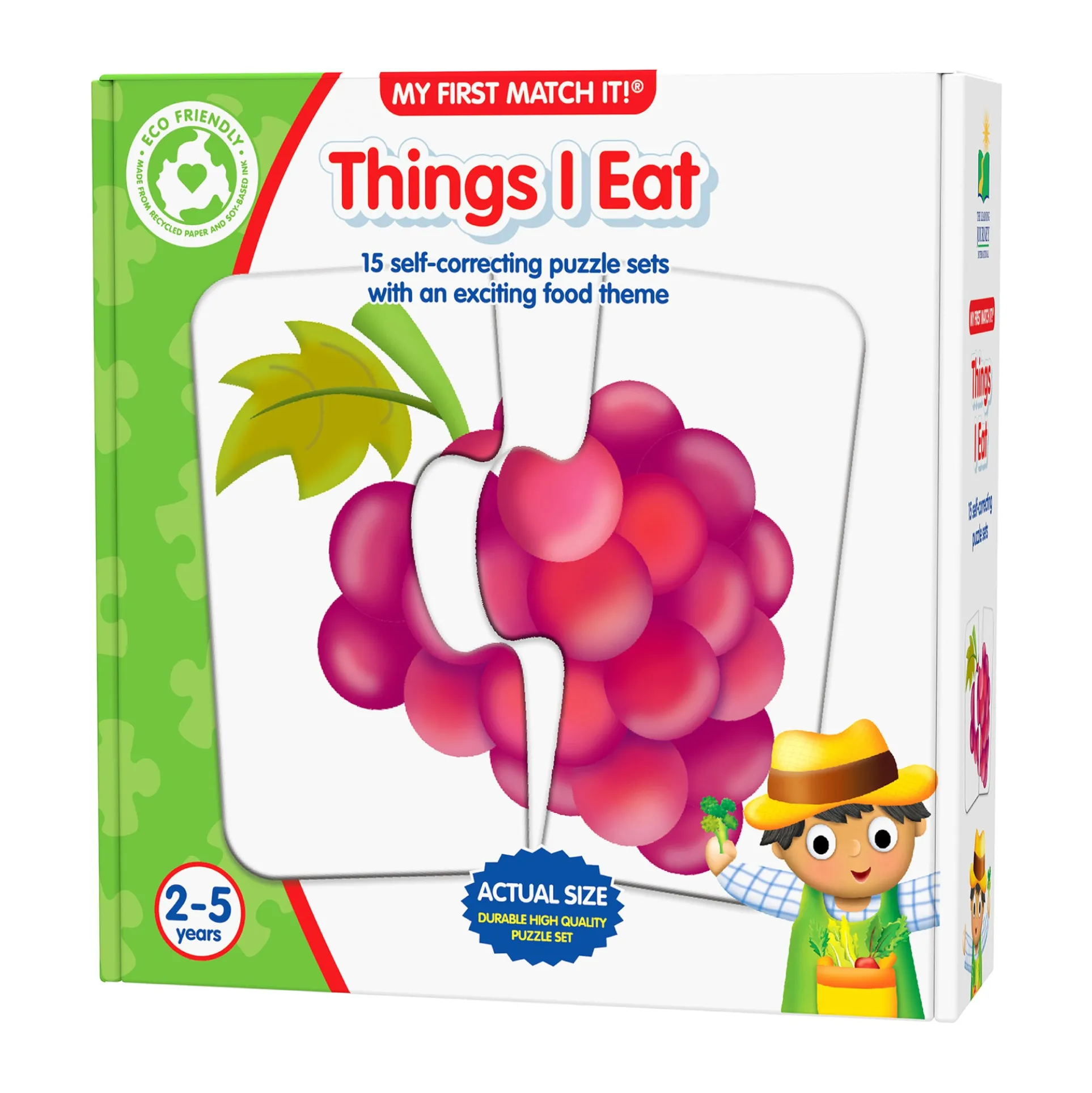My First Match It! - Things I Eat - Educational Food Puzzle for Toddly